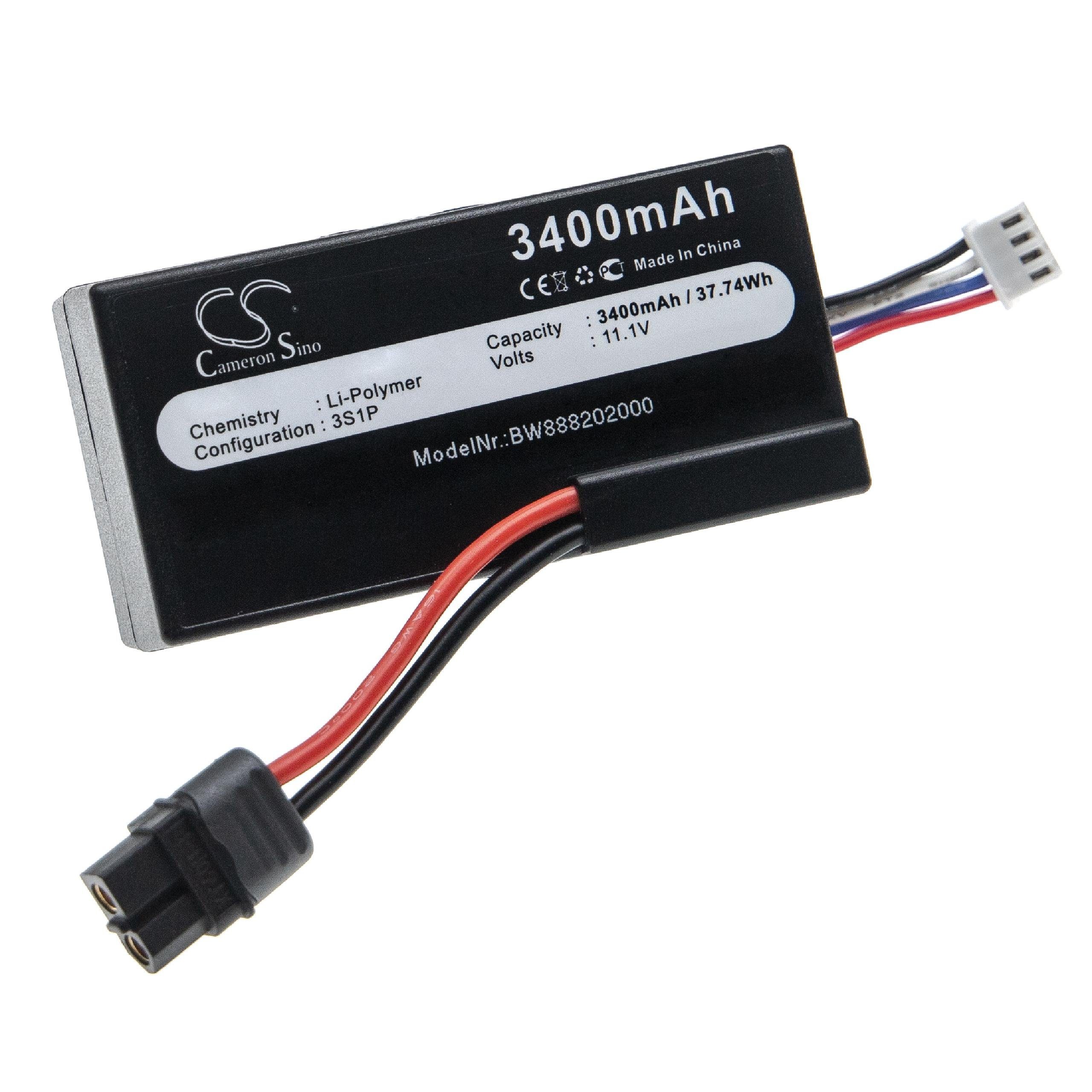 passend für Parrot Disco Modellbau Drohne (3400 mAh, 11,1 V, Drohnen-Akku