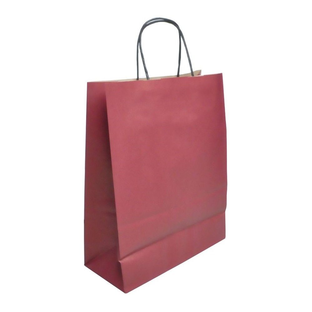 VP Tragetasche 50 Papiertaschen VP toptwist® 24x11x31cm - rot