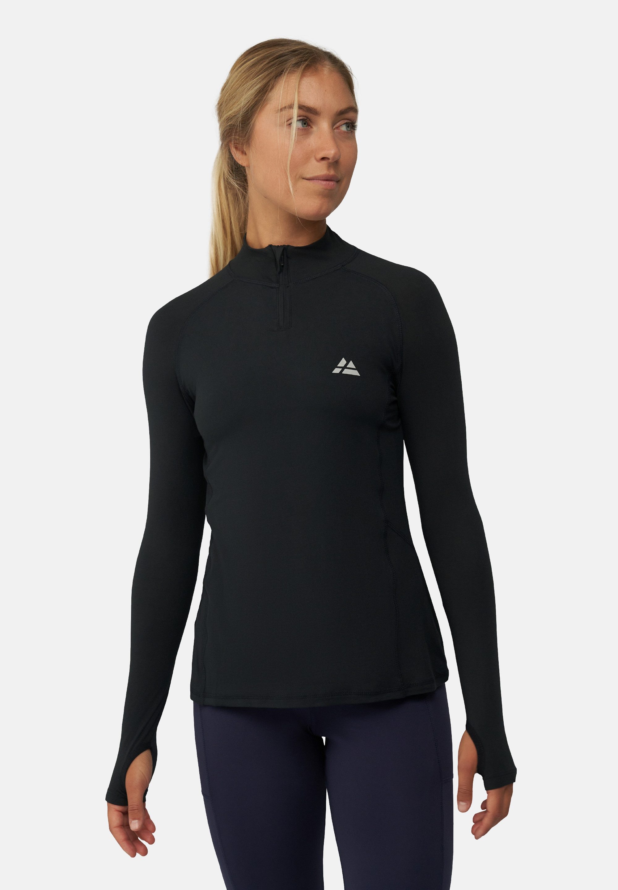 DANISH ENDURANCE Langarmhemd Half Zip Damen Sport Funktionsshirt