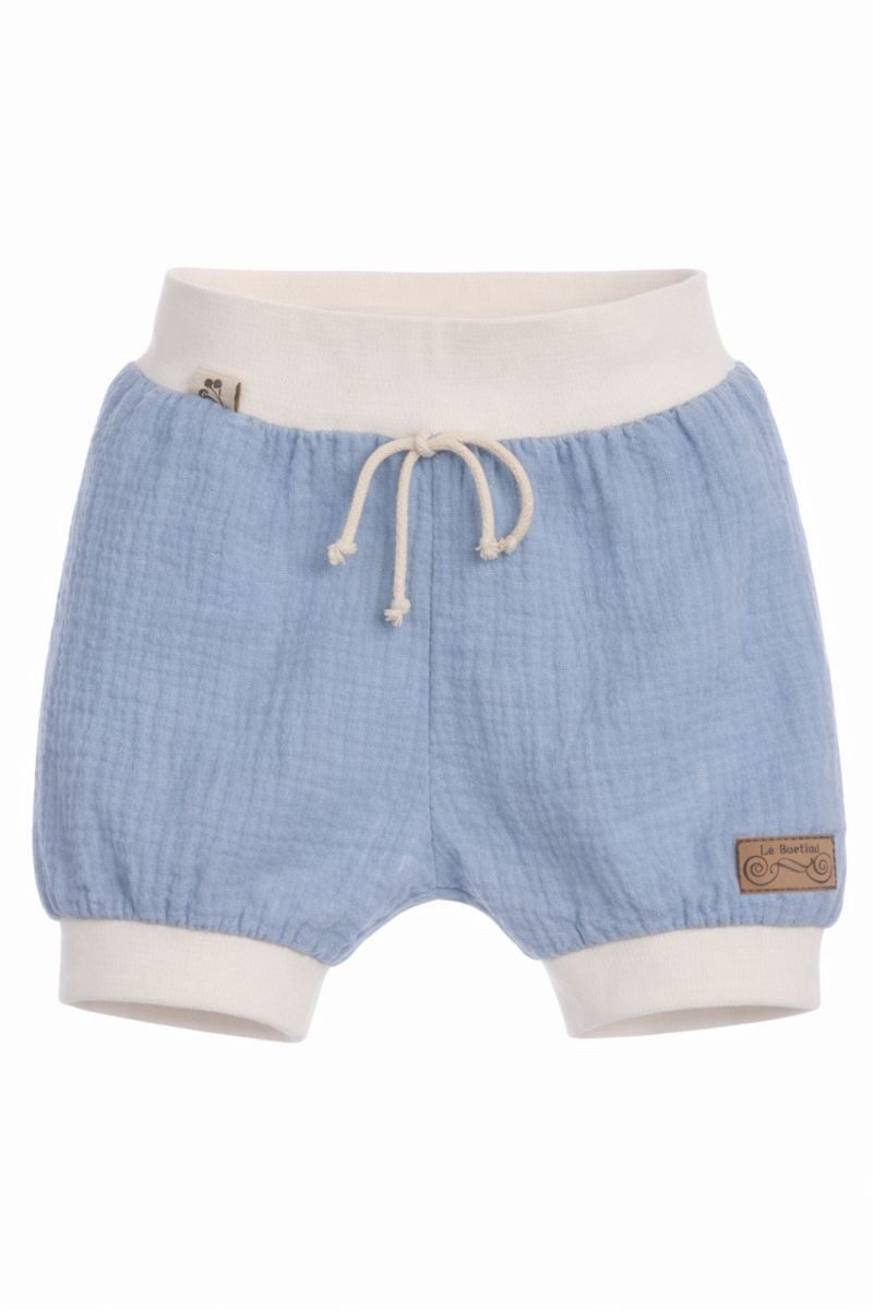 La Bortini Shorts Baby und Kinder Shorts Pumpshorts aus Musselin für Neugeborene (für Neugeborene, Jungen und Mädchen)