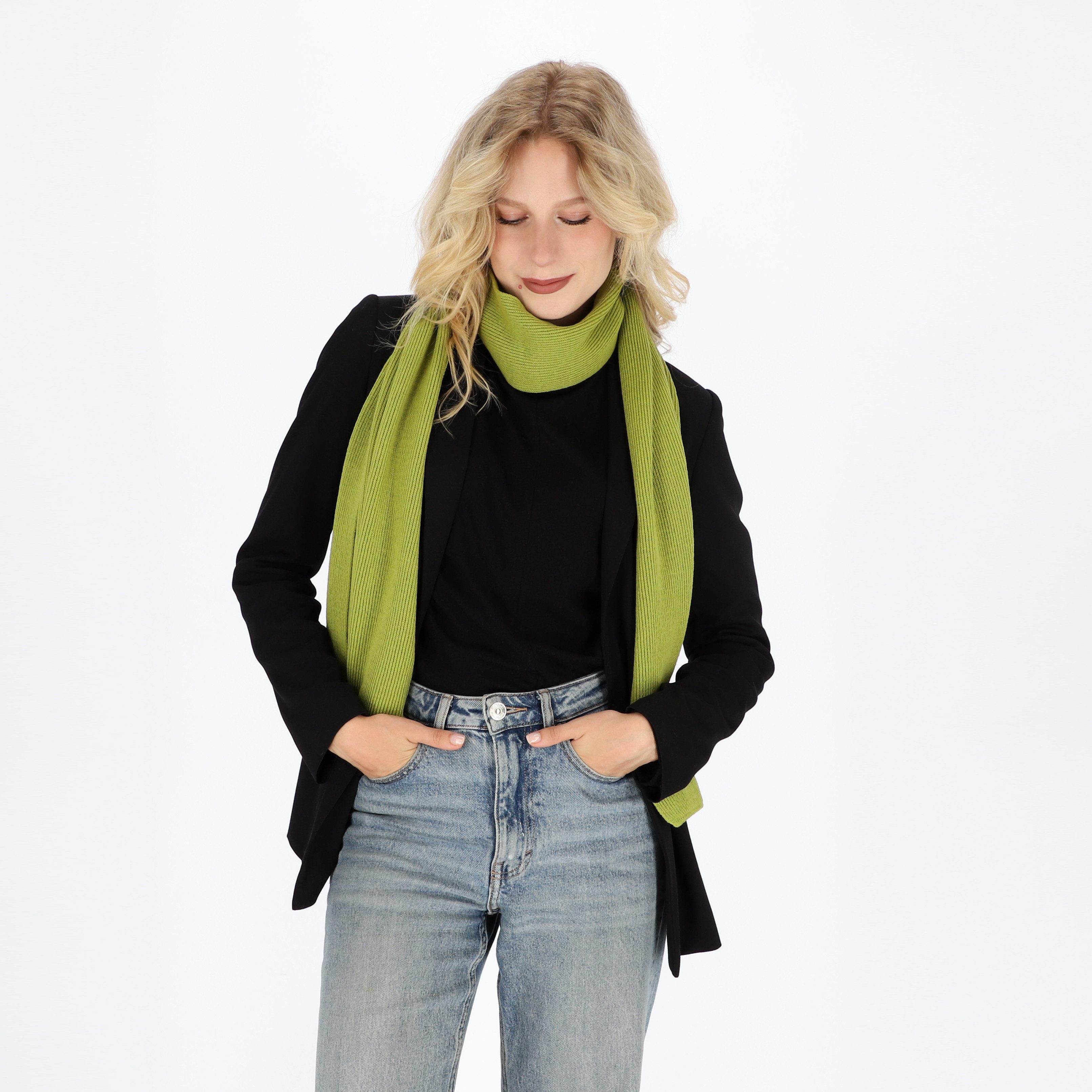 halsüberkopf Accessoires Strickschal feiner Strickschal, Made günstig online kaufen