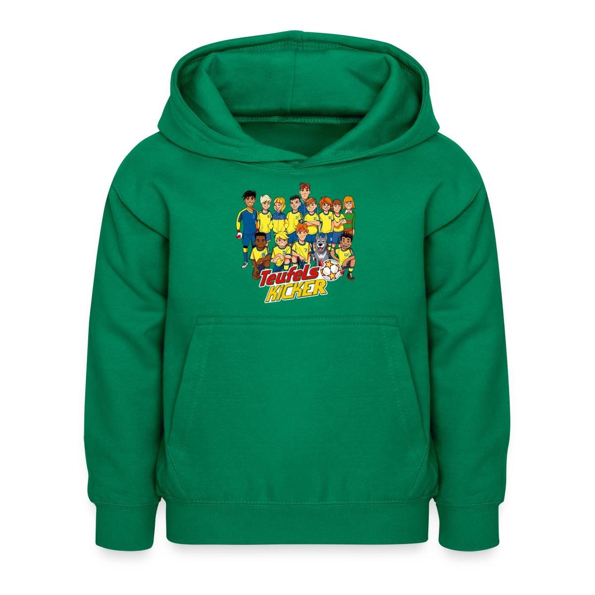 Spreadshirt Hoodie Teufelskicker Fußballmannschaft Kinder Hoodie (1-tlg)