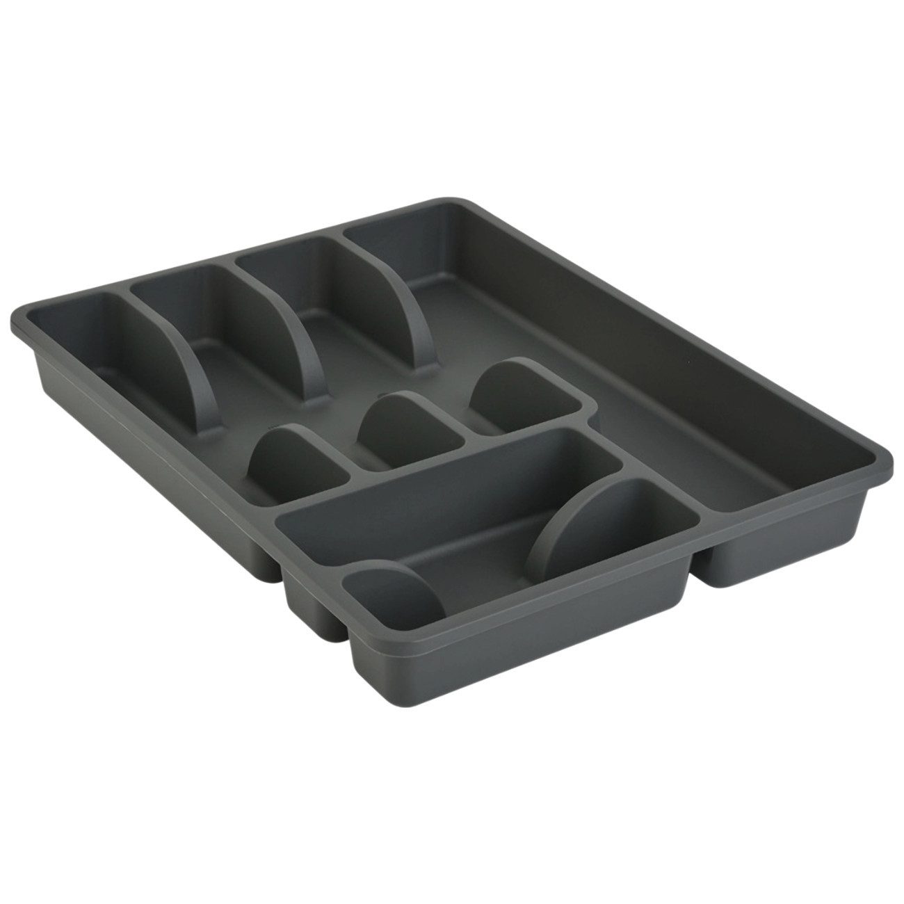 Engelland Besteckkasten Besteckeinsatz für Schubladen 30 cm (Vorteils-Set, 1 St., 38 x 29 x 5 cm), BPA-frei, robuster PP-Kunststoff, für alle handelsüblichen Schubladen
