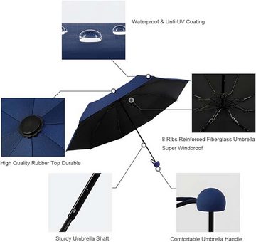 Coonoor Taschenregenschirm Super-Mini-Taschenschirm - winziger Regenschirm im Etui