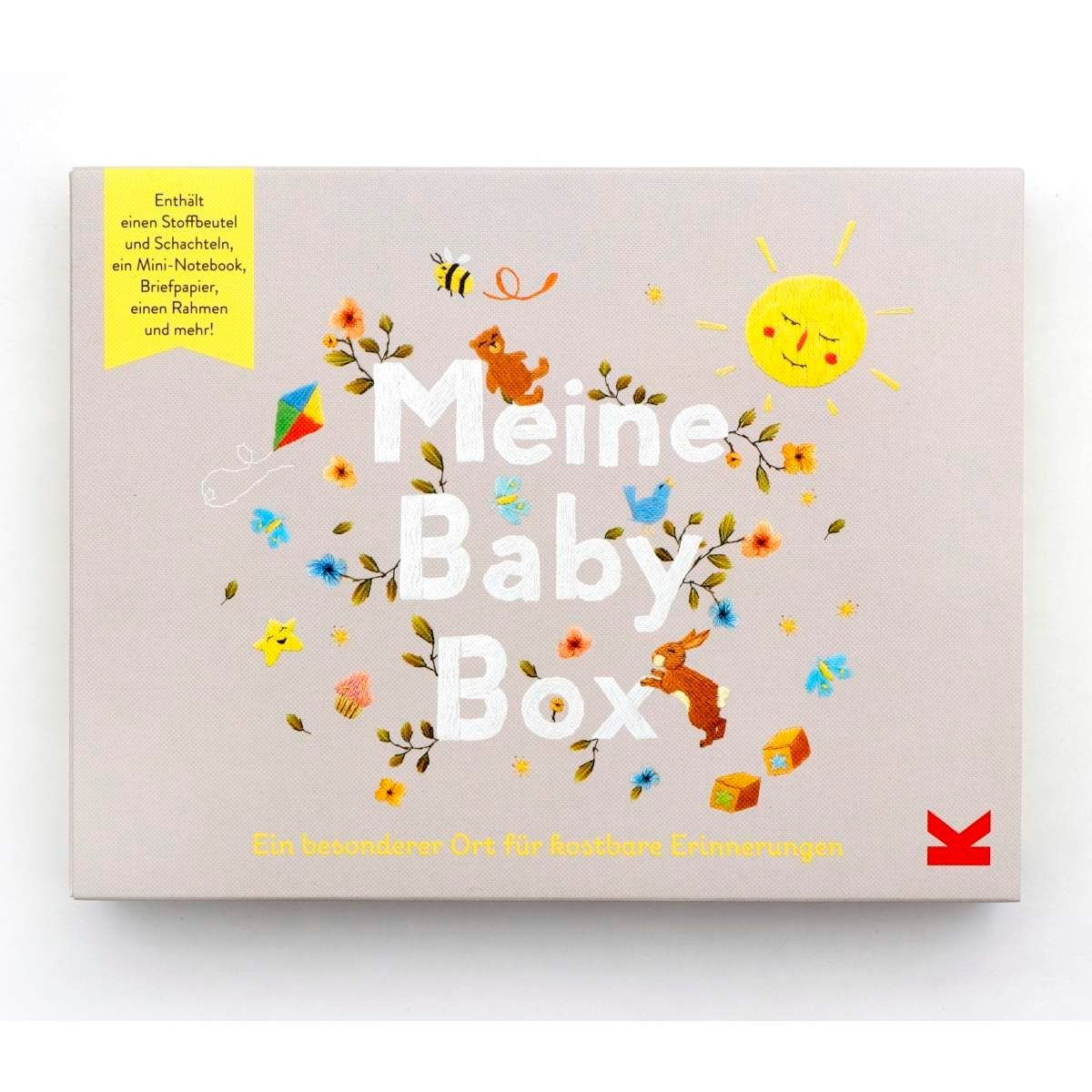 Laurence King Geschenkbox Meine Baby-Box - Erinnerungsbox Baby mit Fächern & Karten