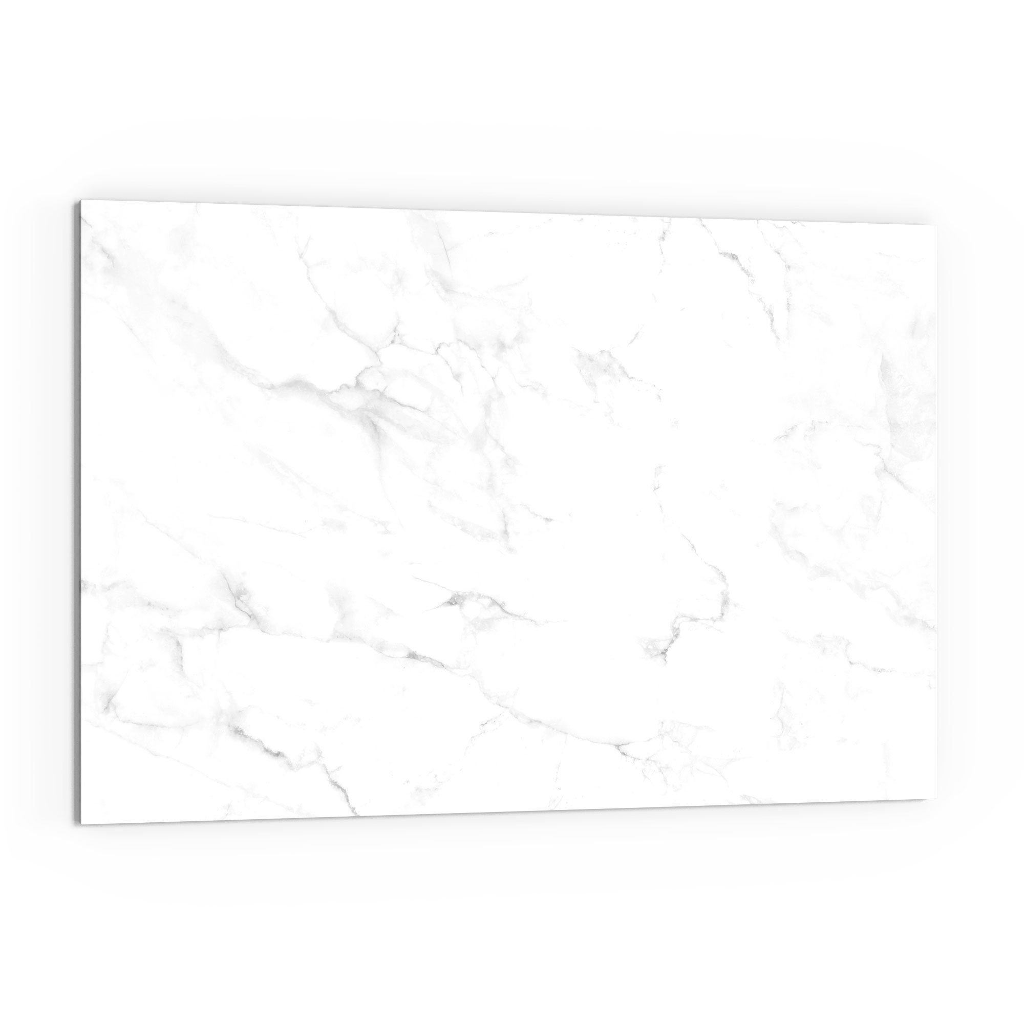 DEQORI Küchenrückwand 'Marmorplatte im Detail', Glas Spritzschutz Badrückwand Herdblende