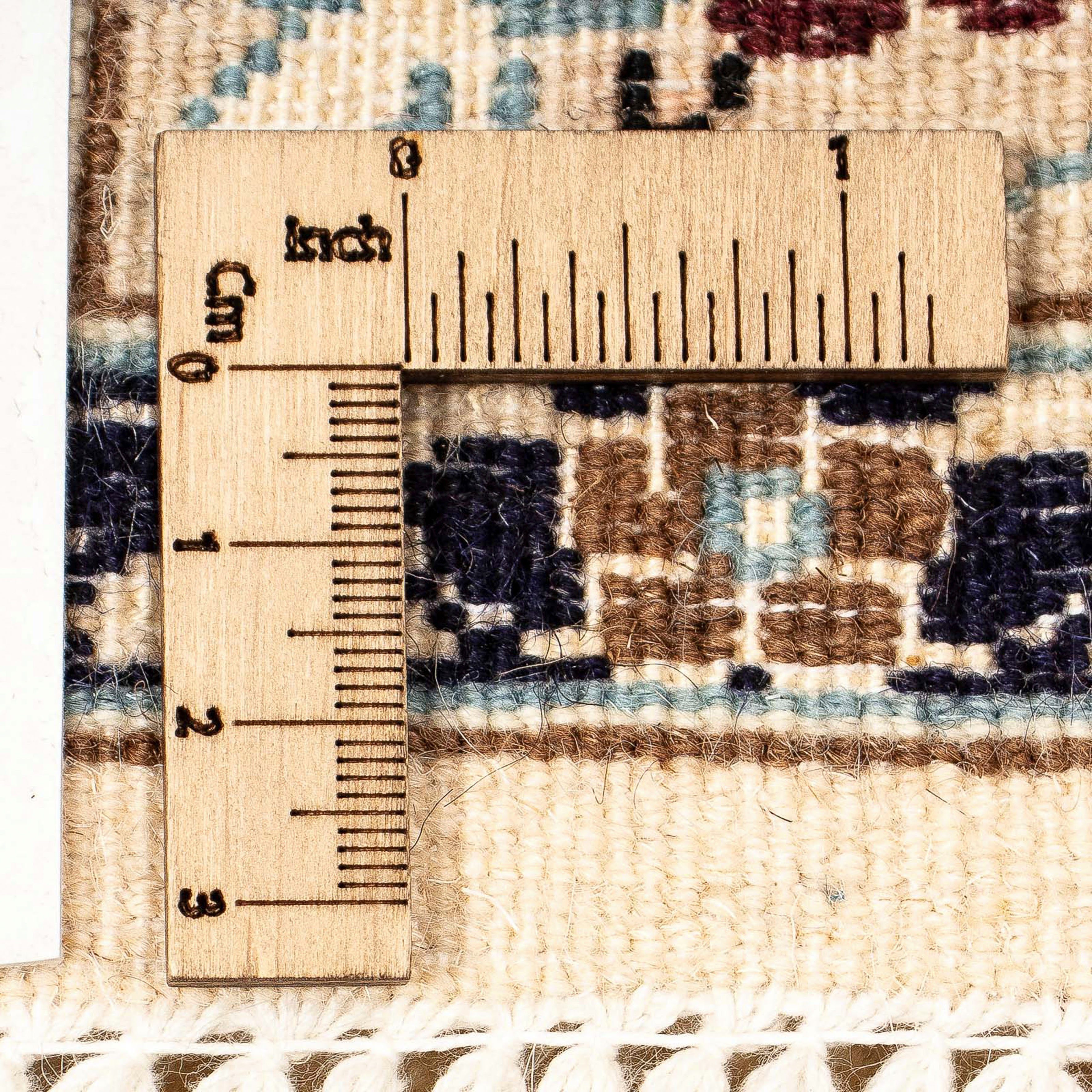 Perser Orientteppich - cm x Einzelstück - Zertifikat - rechteckig, Nain 302 408 Royal mit beige, - Wohnzimmer, morgenland, 10 Handgeknüpft, mm, Höhe: