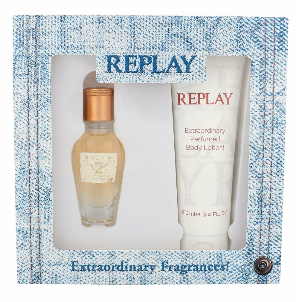 Eau de Toilette Jeans Original Geschenkset 20ml EDT Spray+100ml Körperlotion