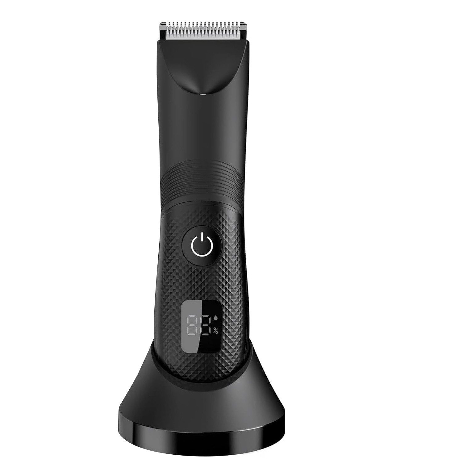 OKWISH Elektrokörperrasierer Intimrasierer Rasierapparat Bodygroomer Travel Shaver, Aufsätze: 1, Präzisionstrimmer, Akku Körperhaartrimmer IPX7 wasserdicht mit LED-Licht USB Ladestation, Intimate Haarschneider kabellos Nass- Trockenanwendung
