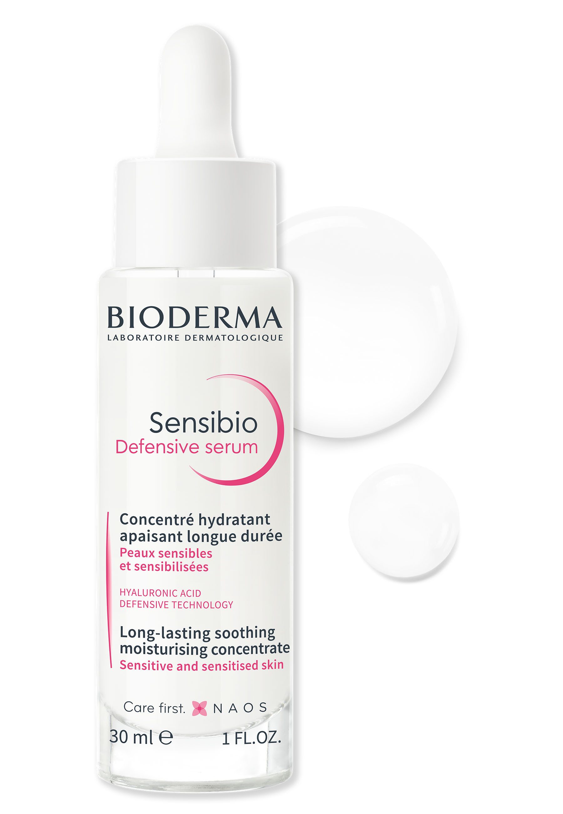 Bioderma Gesichtsserum Sensibio Defensive Serum -, wirkt gegen die Folgen der vorzeitigen Hautalterung