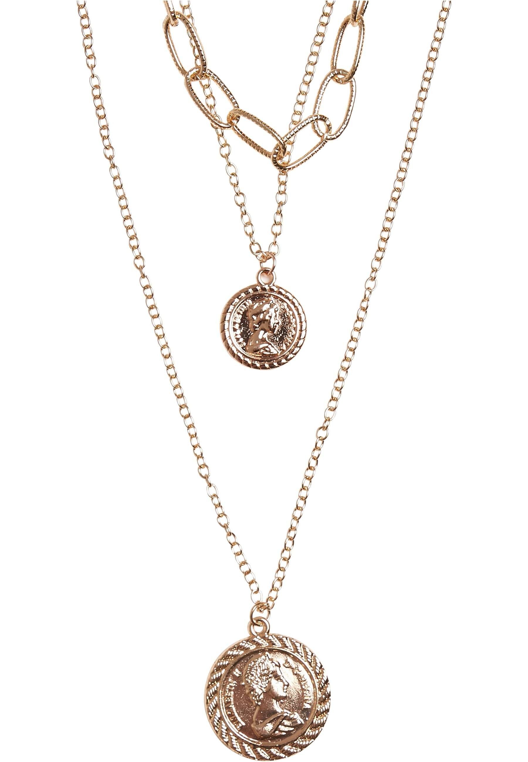 URBAN CLASSICS Edelstahlkette Urban Classics Unisex Patricia Layering Neckl günstig online kaufen