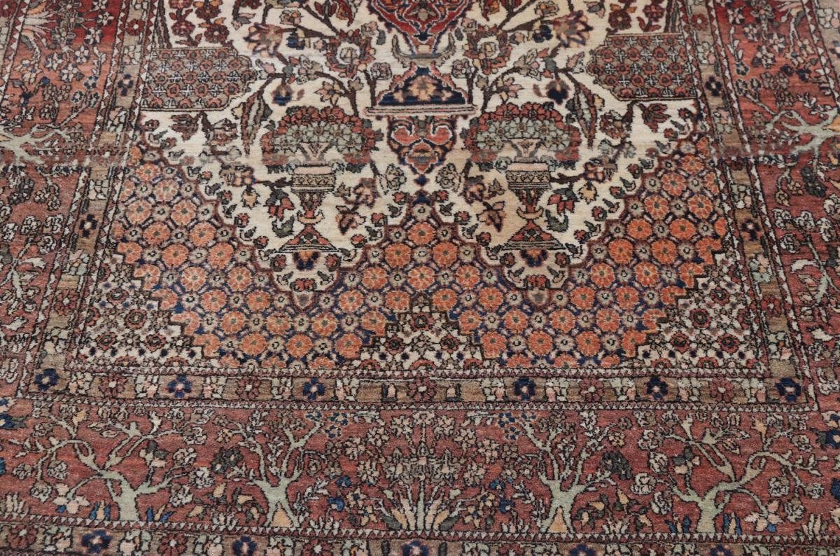 Orientteppich Isfahan Antik 128x232 / Perserteppich, rechteckig, Handgeknüpfter 8 mm Höhe: Trading, Nain Orientteppich