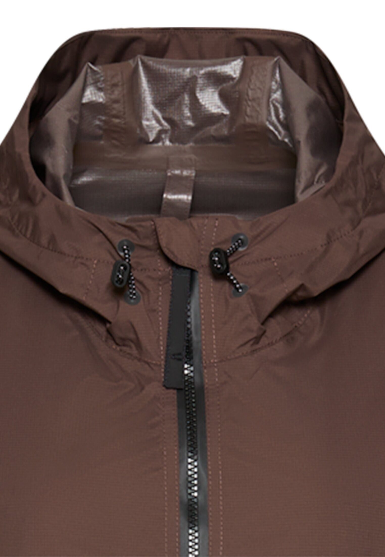 camel active Funktionsparka teXXXactive® Regenmantel mit verstellbarer Kapuze