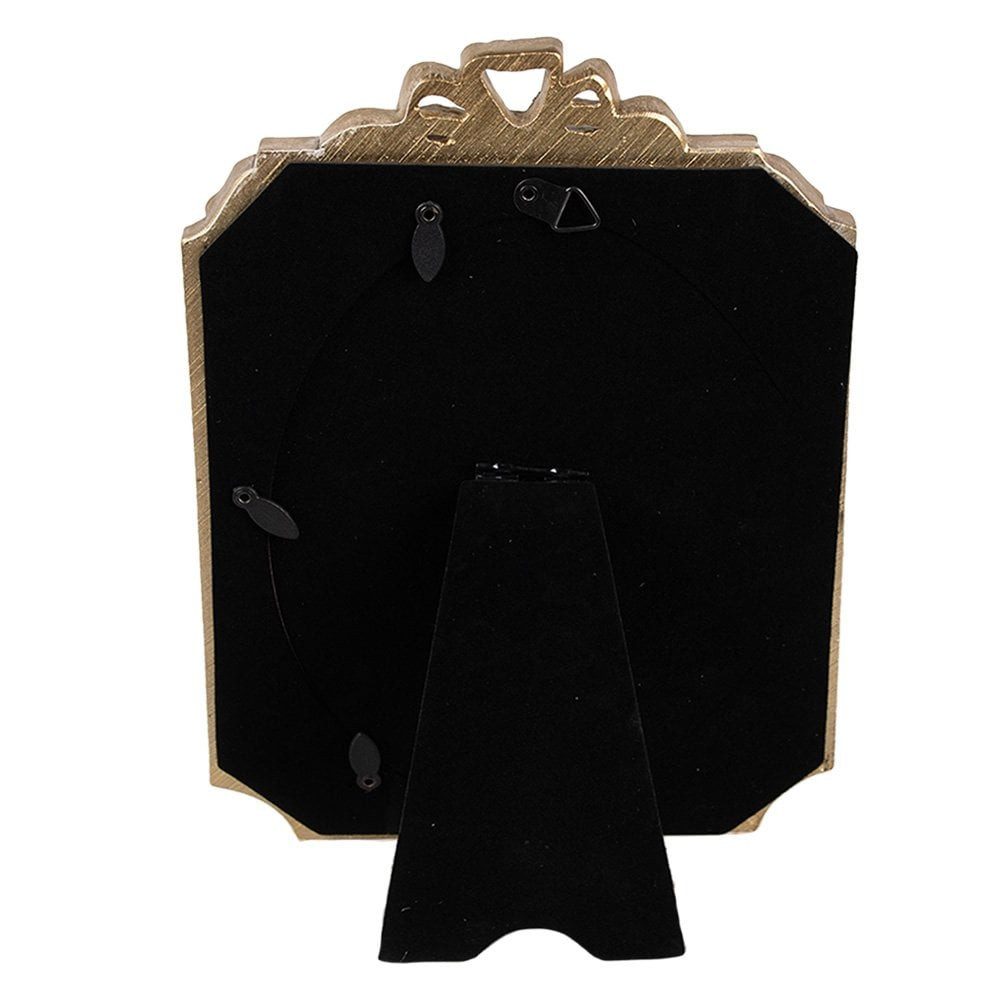 Clayre & Eef Bilderrahmen Prunkvoller Bilderrahmen grün-gold mit Rosen & Sc günstig online kaufen