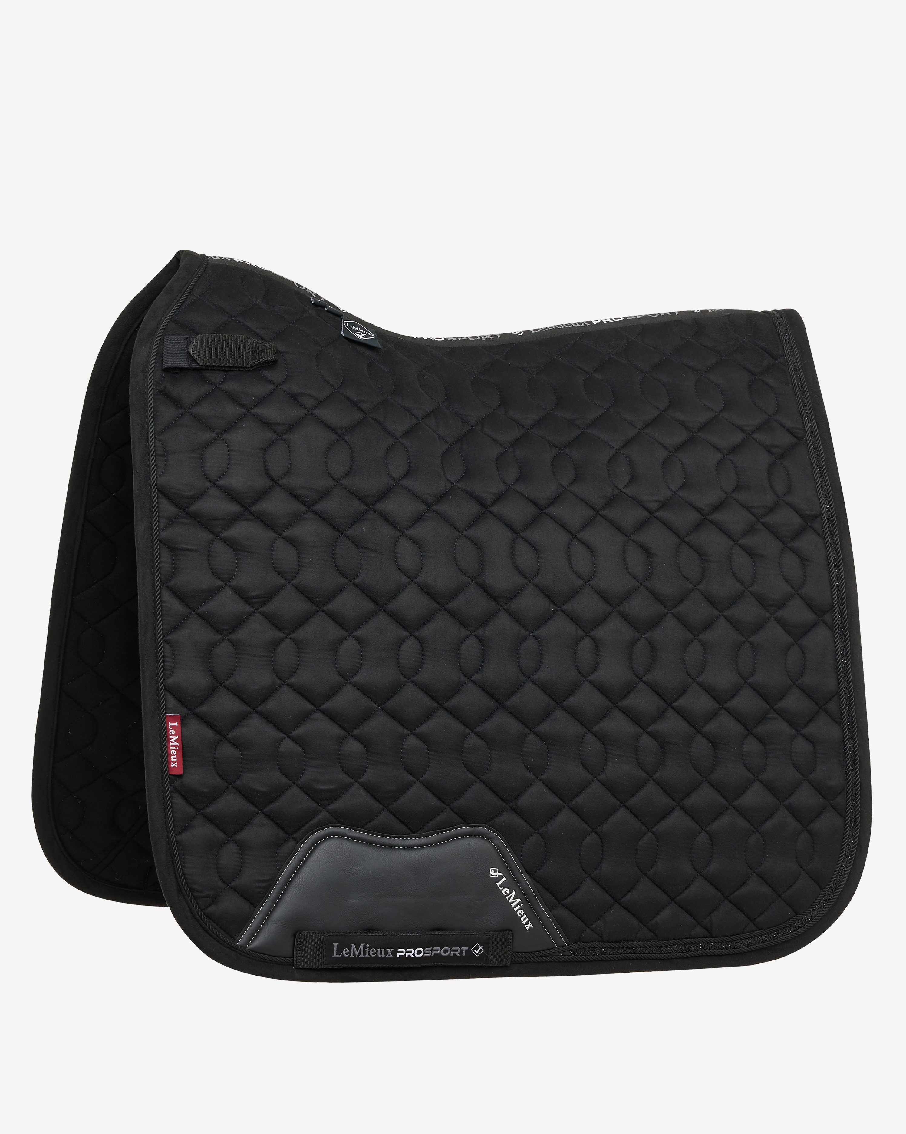 LeMieux Schabracke Dressurschabracke Crystal Suede in schwarz