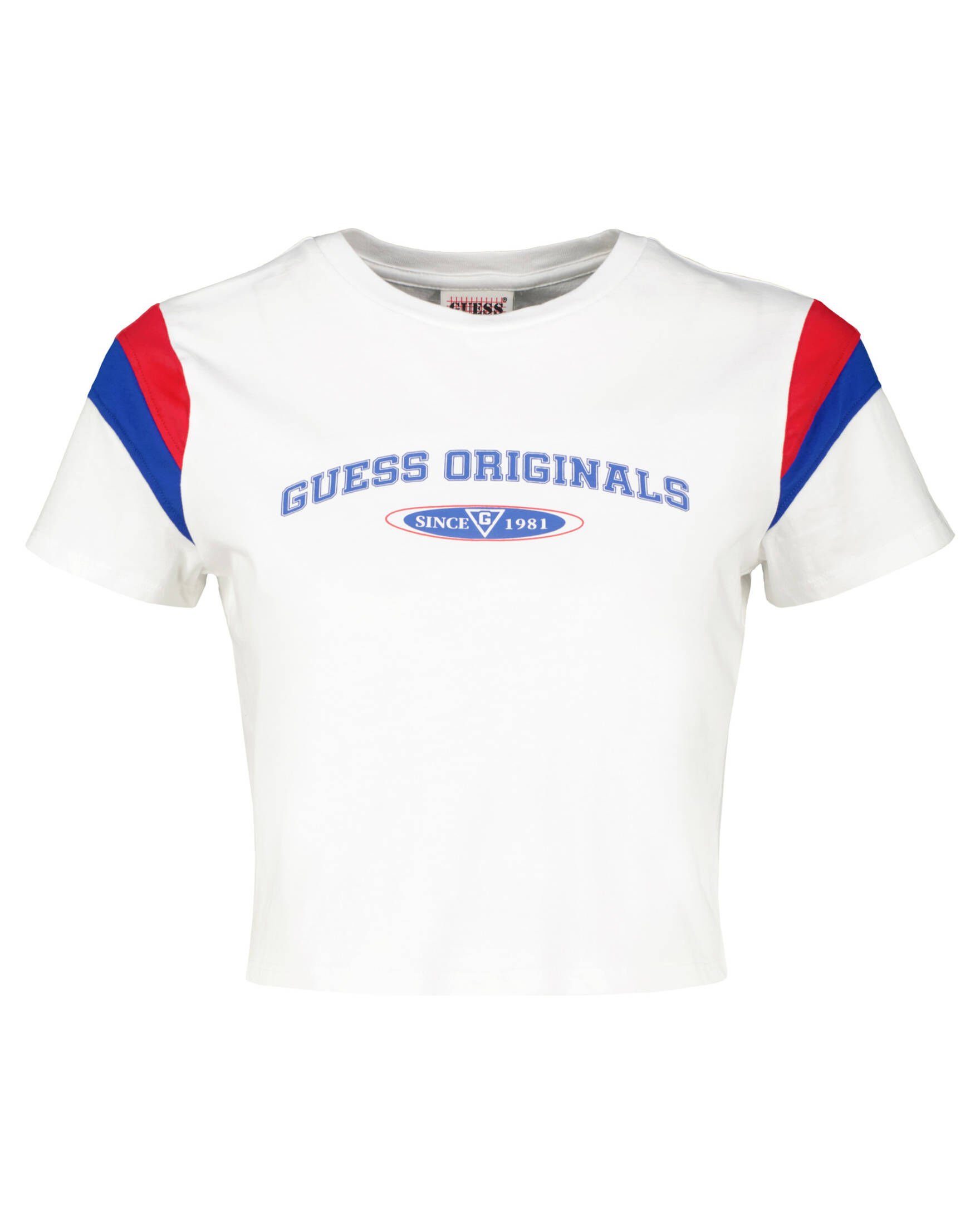 GUESS Originals T-Shirt Damen T-Shirt Cropped GO NATASHIA (1-tlg)