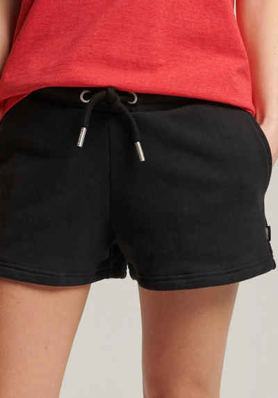 Superdry Shorts Jersey-Shorts aus Bio-Baumwolle mit Vintage Logo