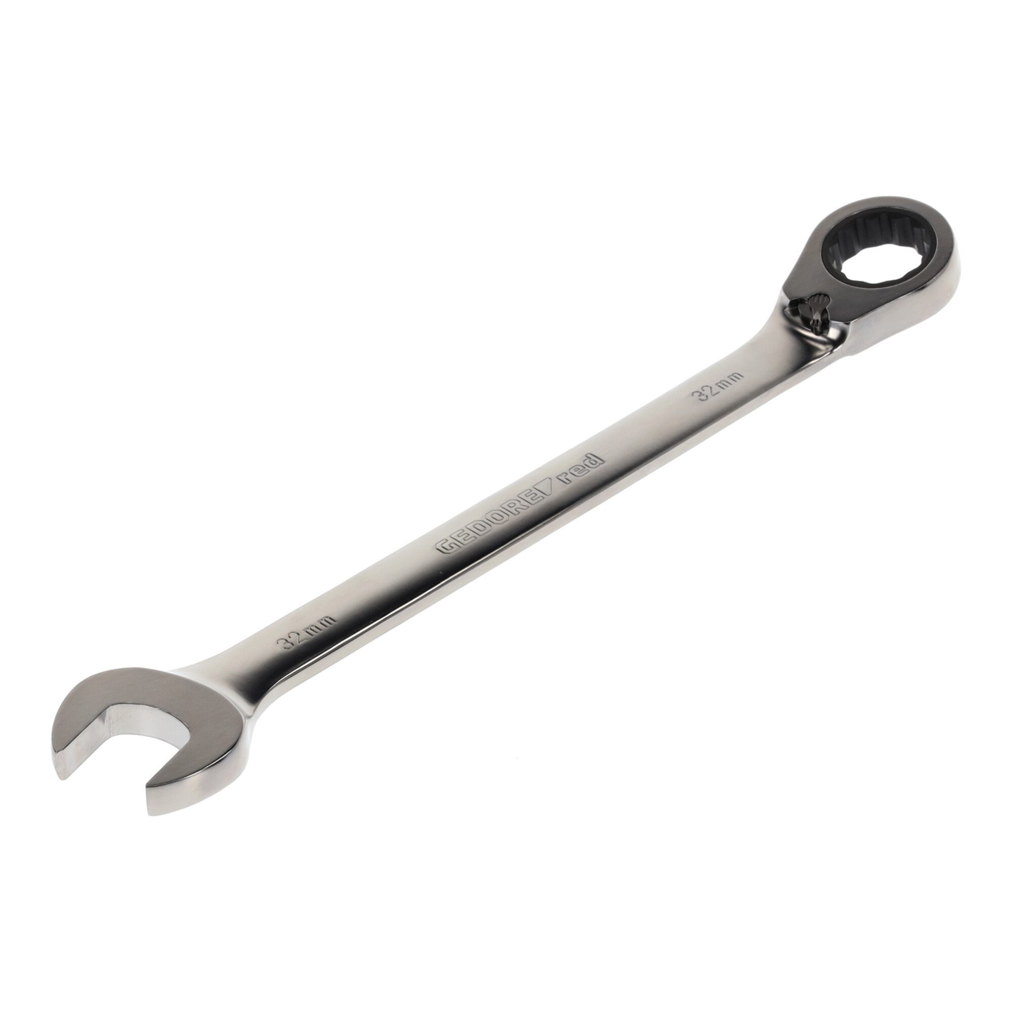 Gedore Red Innensechskantschlüssel Gedore red Ringratschenmaulschlüssel, umschaltbar, SW 32 mm, abgewinke