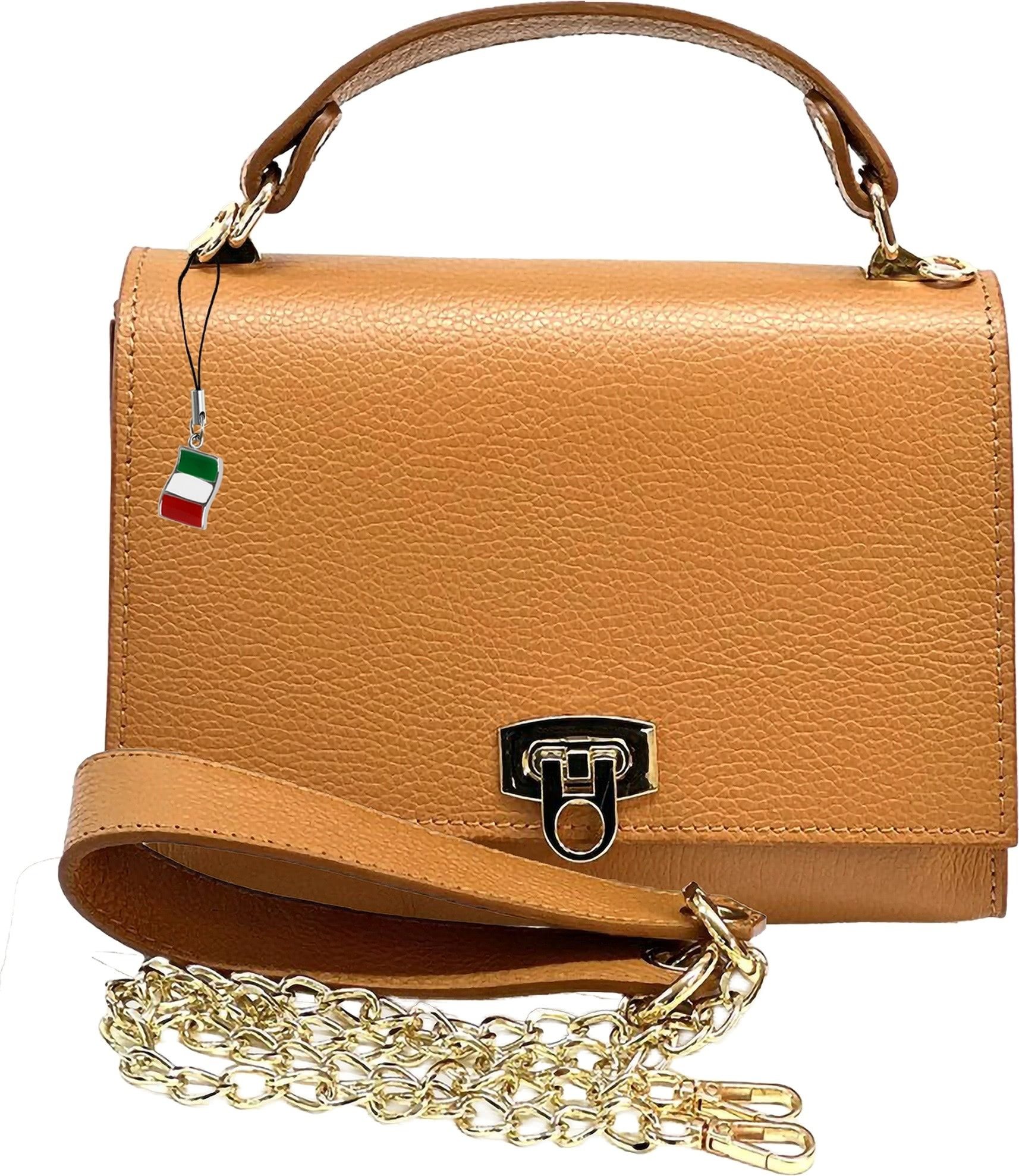 Handtasche Florence Damen Handtasche Echtleder tan