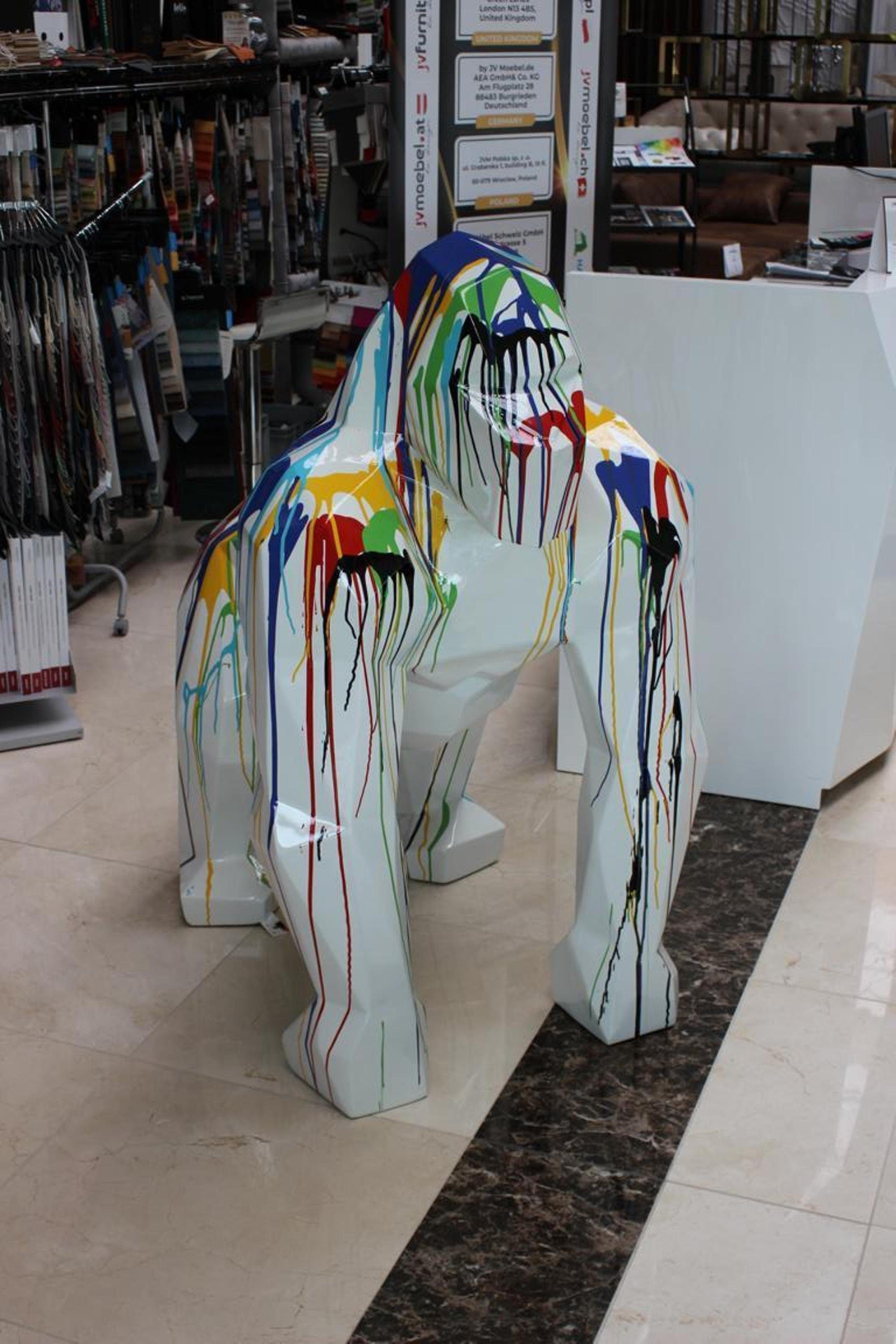 JVmoebel Skulptur, Design Figuren Gorilla Skulpturen Moderne Abstrakte Skulptur Dekoration