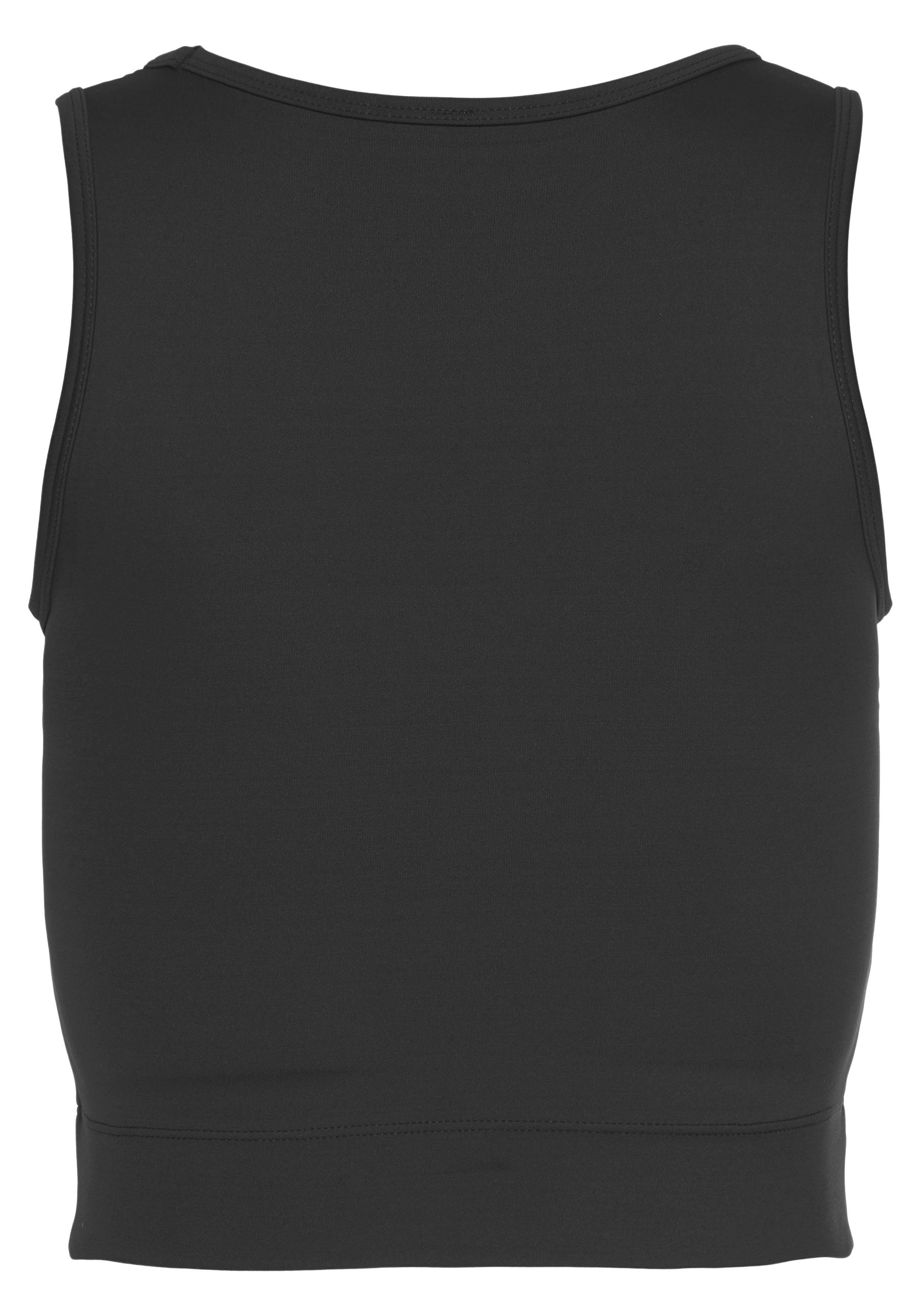 LASCANA ACTIVE Crop-Top sportliches Top mit breiten Trägern und Mesheinsatz – Bild 4 von 5
