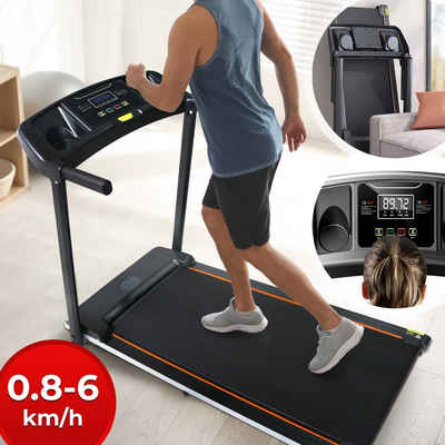 VENDOMNIA Laufband Treadmill - LCD-Display, 1000W, Lauffläche 100x38cm - (Trainingszeit, Distanz, Kalorienverbrauch, Geschwindigkeit), klappbar, elektrisch, bis 6Km/h