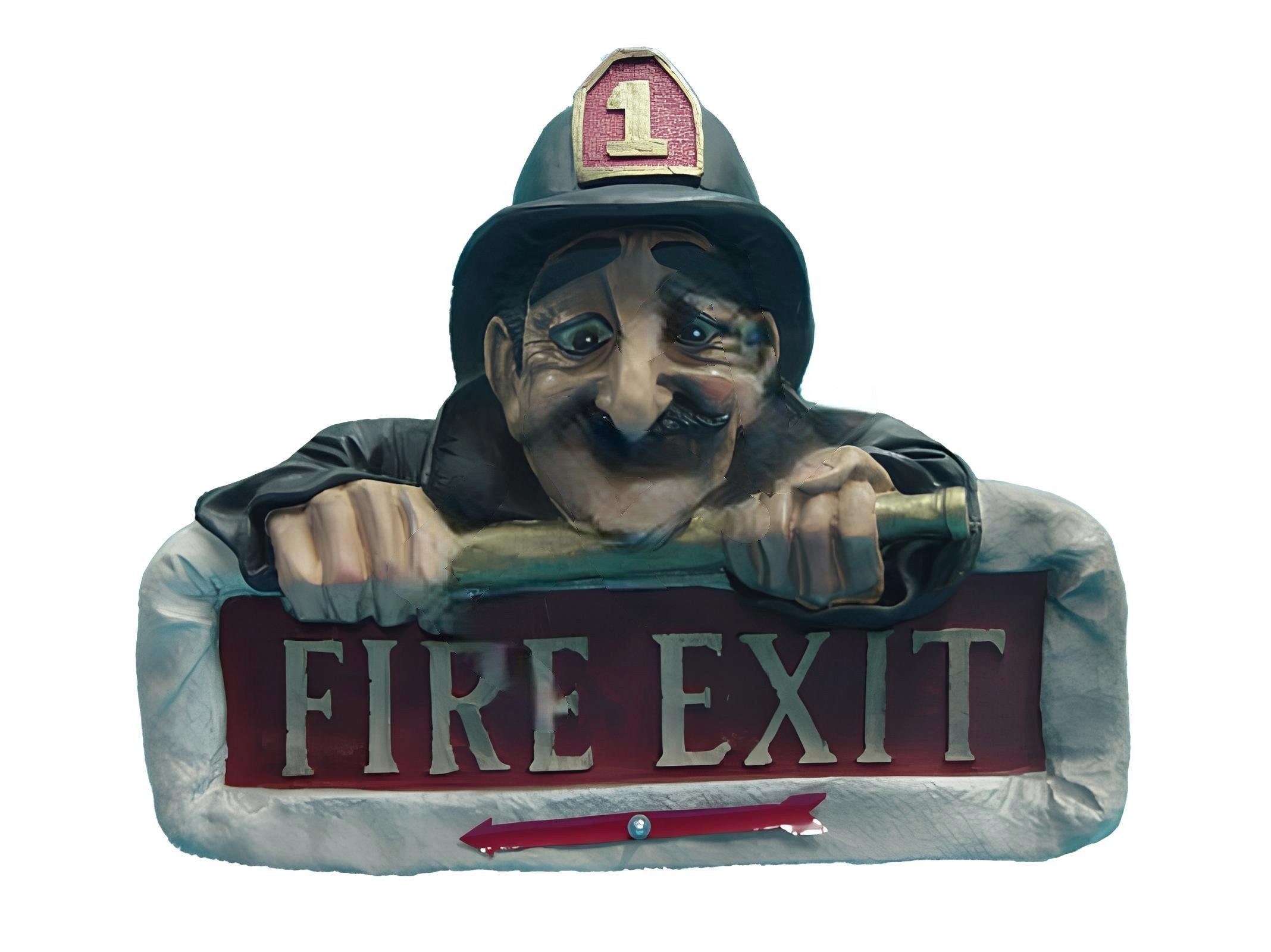 JVmoebel Skulptur Gartenfigur B283 aus hochwertigem Material in ansprechendem Design (Bild 3 D Material : Kunststoff/Acryl 50 x 60 cm), Made in Europa