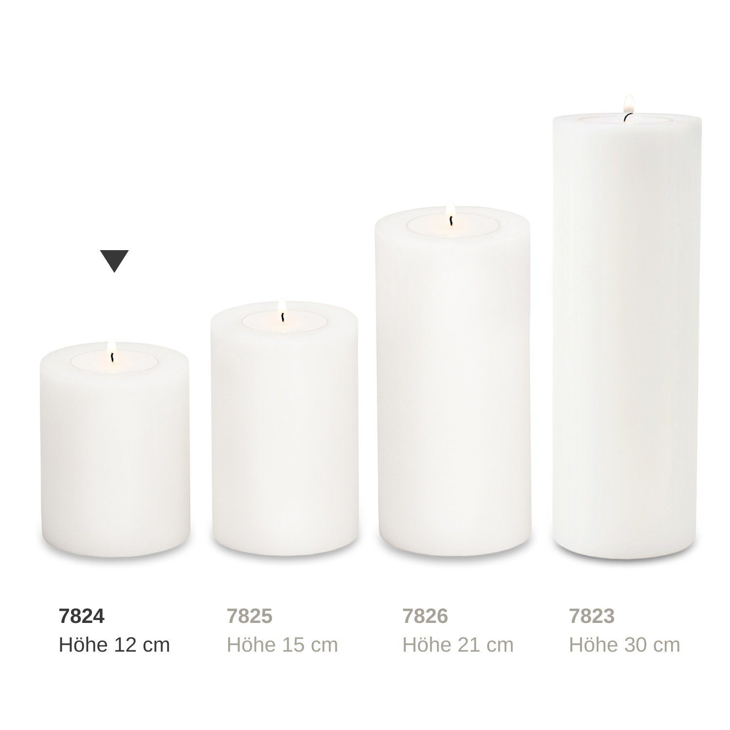 EDZARD Stumpenkerze Cornelius Ø 10 cm, günstig online kaufen