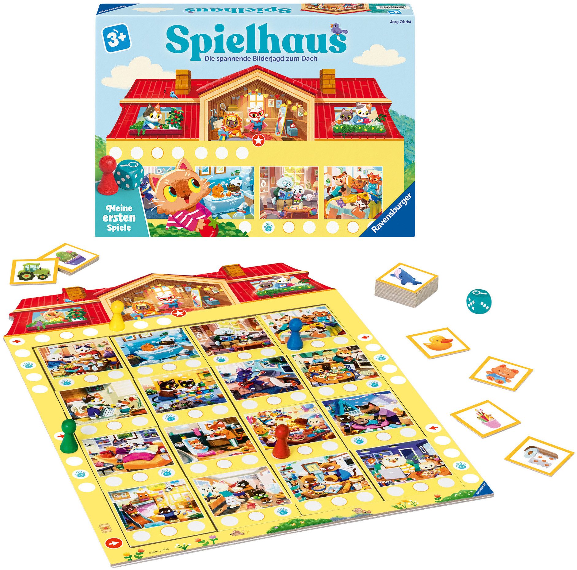 Ravensburger Spiel Spielhaus, Kinderspiel, Made in Europe