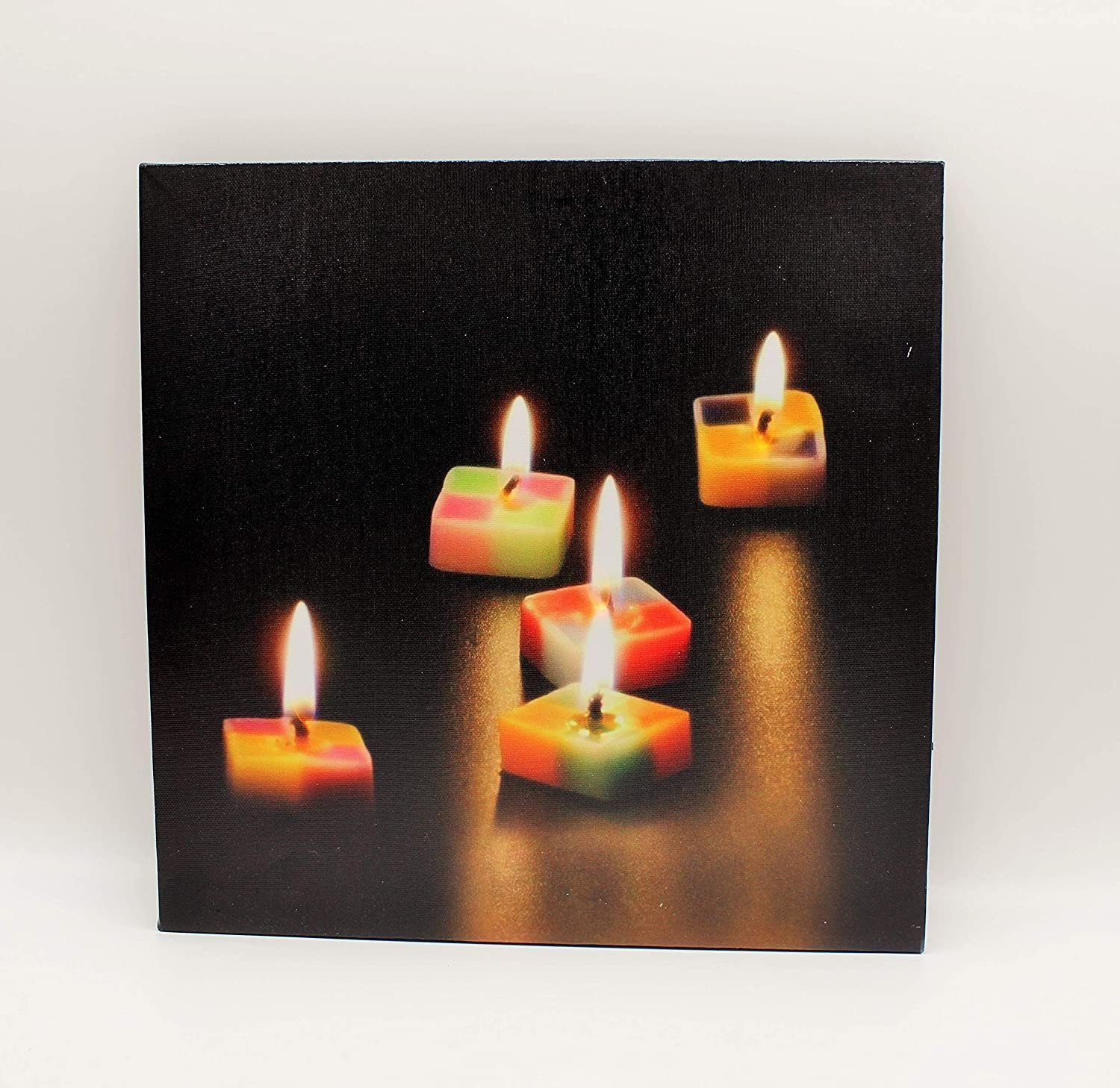 Luna24 simply great ideas... Leinwandbild Leinwandbild 5er Kerzen 30x30 cm, Kerzen