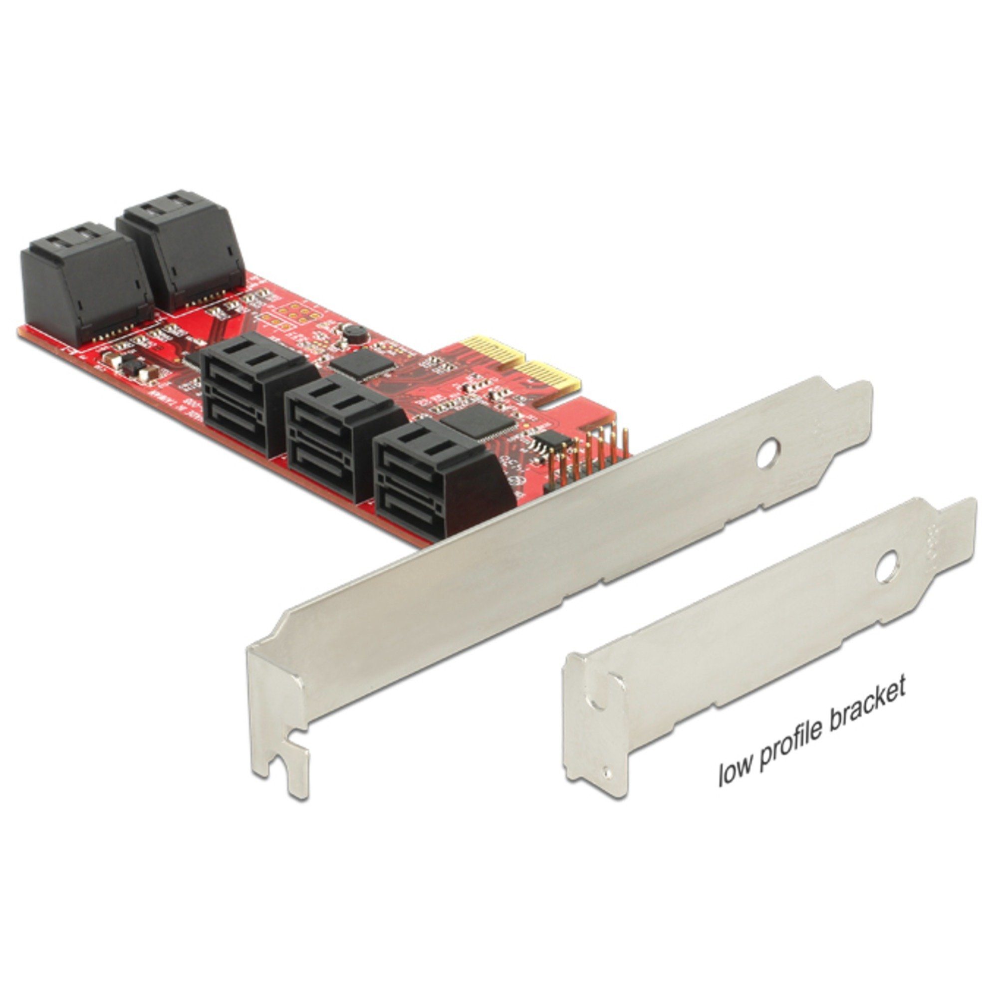 DeLOCK PCI ExpressCard x2 Card > 10x SATA 6 Gb/s, Adapter