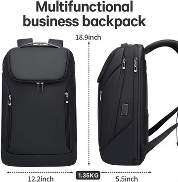 XDeer Businesstasche Business-Smart-Rucksack,Reiserucksack,Laptop-Rucksack, (15,6 Zoll) mit USB-Ladeanschluss,wasserdicht,langlebig