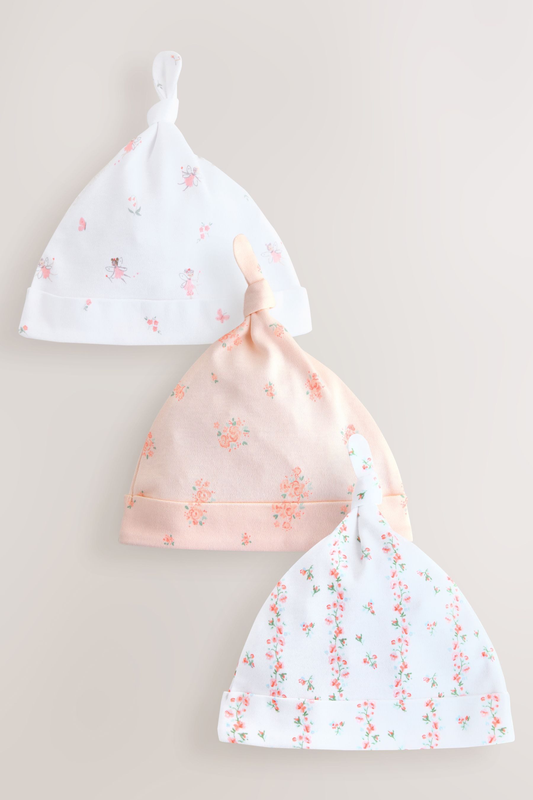 Next Beanie 3er-Pack Baby-Knotenmützen (3-St)