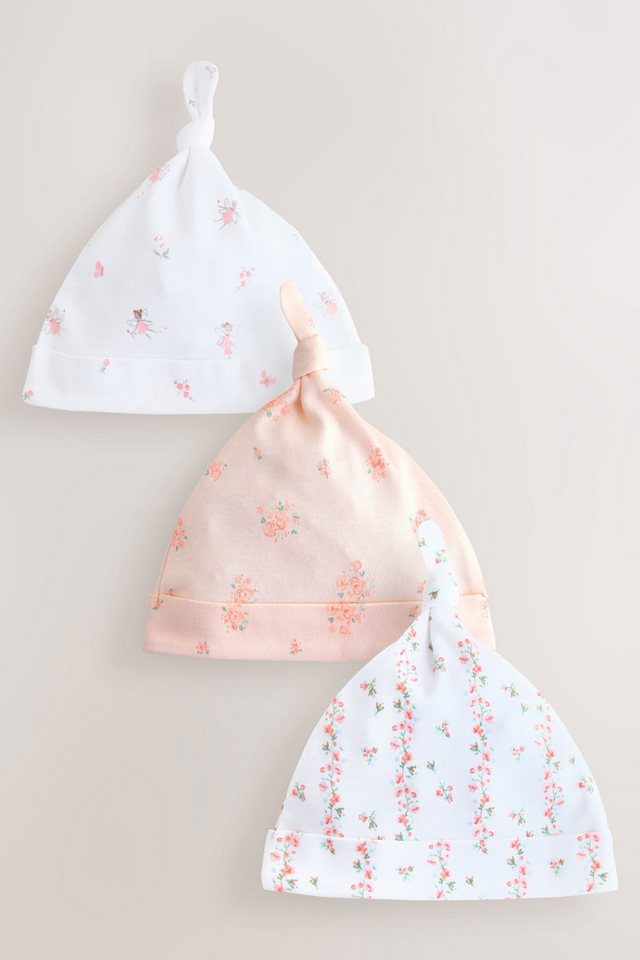 Next Beanie 3er-Pack Baby-Knotenmützen (3-St)
