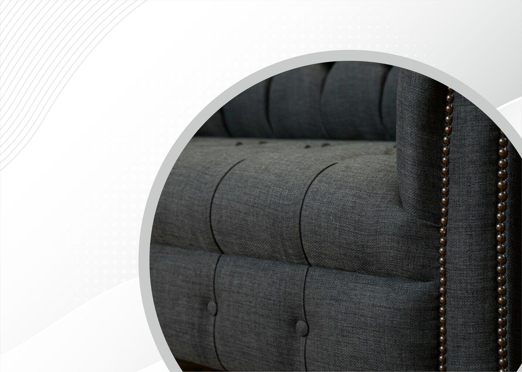 cm Design JVmoebel Sofa Chesterfield 3-Sitzer, Couch Sofa 225 Sitzer 3