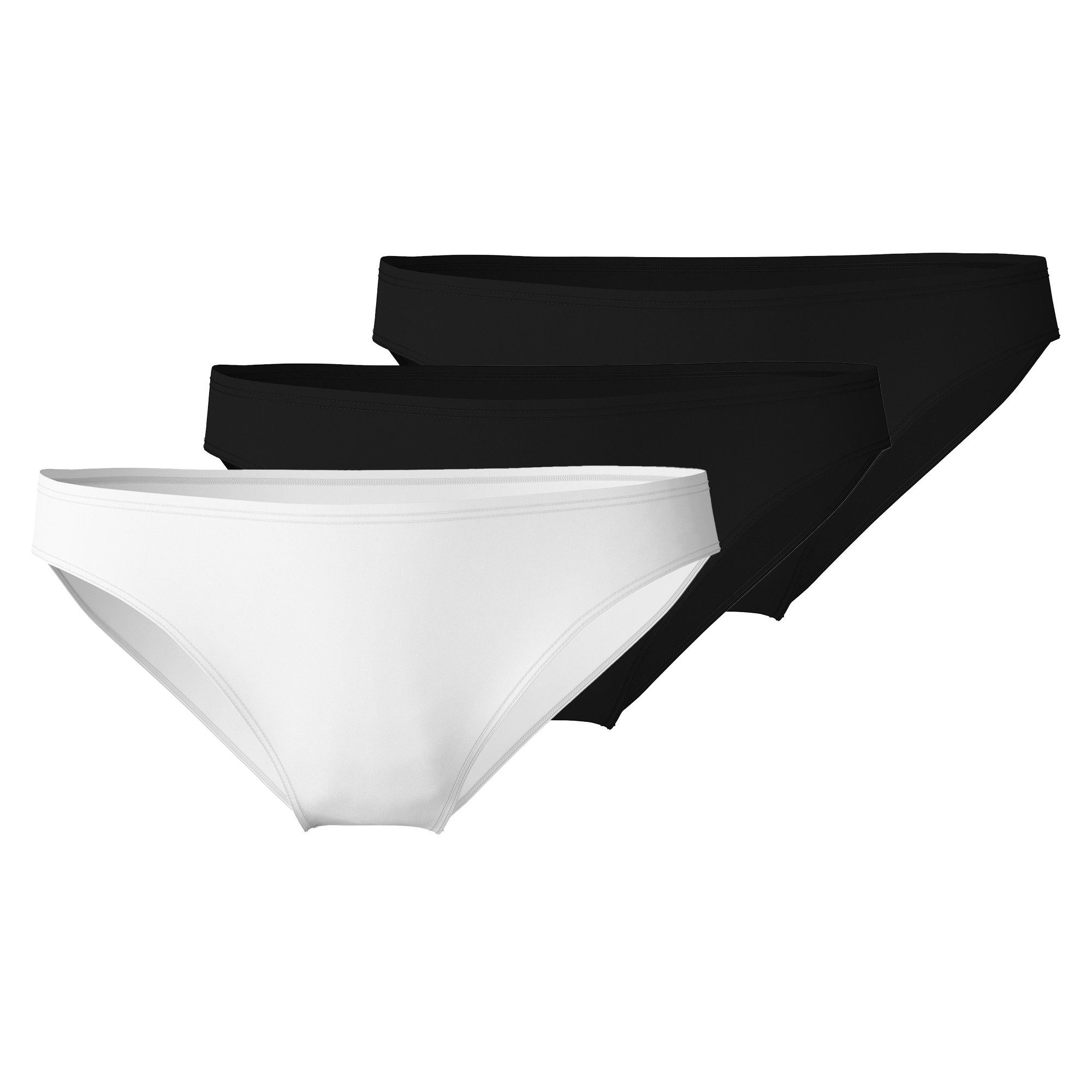 Slip Damen Slip 3er Pack Baumwolle