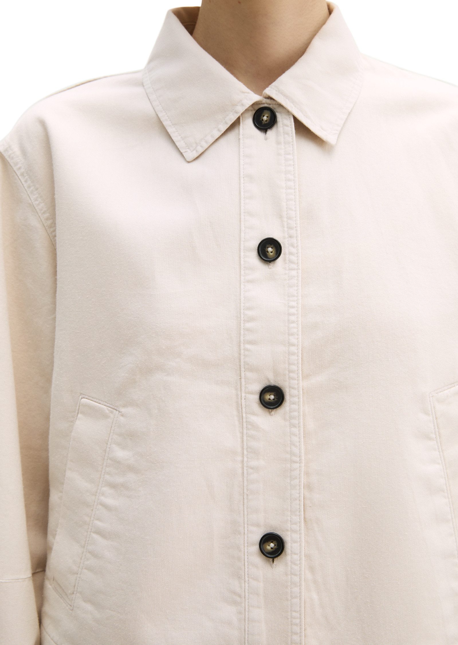 Marc O'Polo Kurzjacke aus Organic Cotton-Lyocell-Leinen-Mix