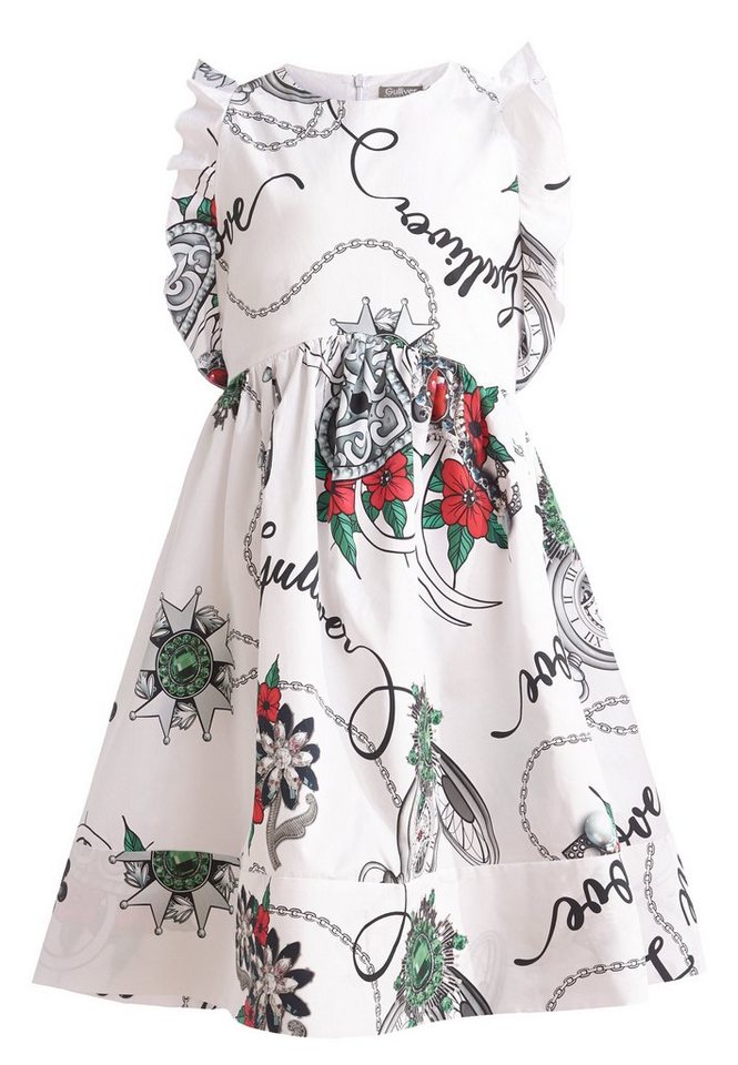Gulliver A-Linien-Kleid mit modischem Muster, Ärmelloses A-Linienkleid mit  luftigem Schnitt
