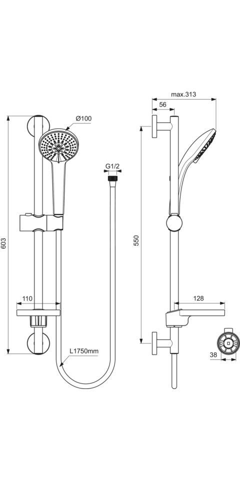 Ideal Standard Brausegarnitur