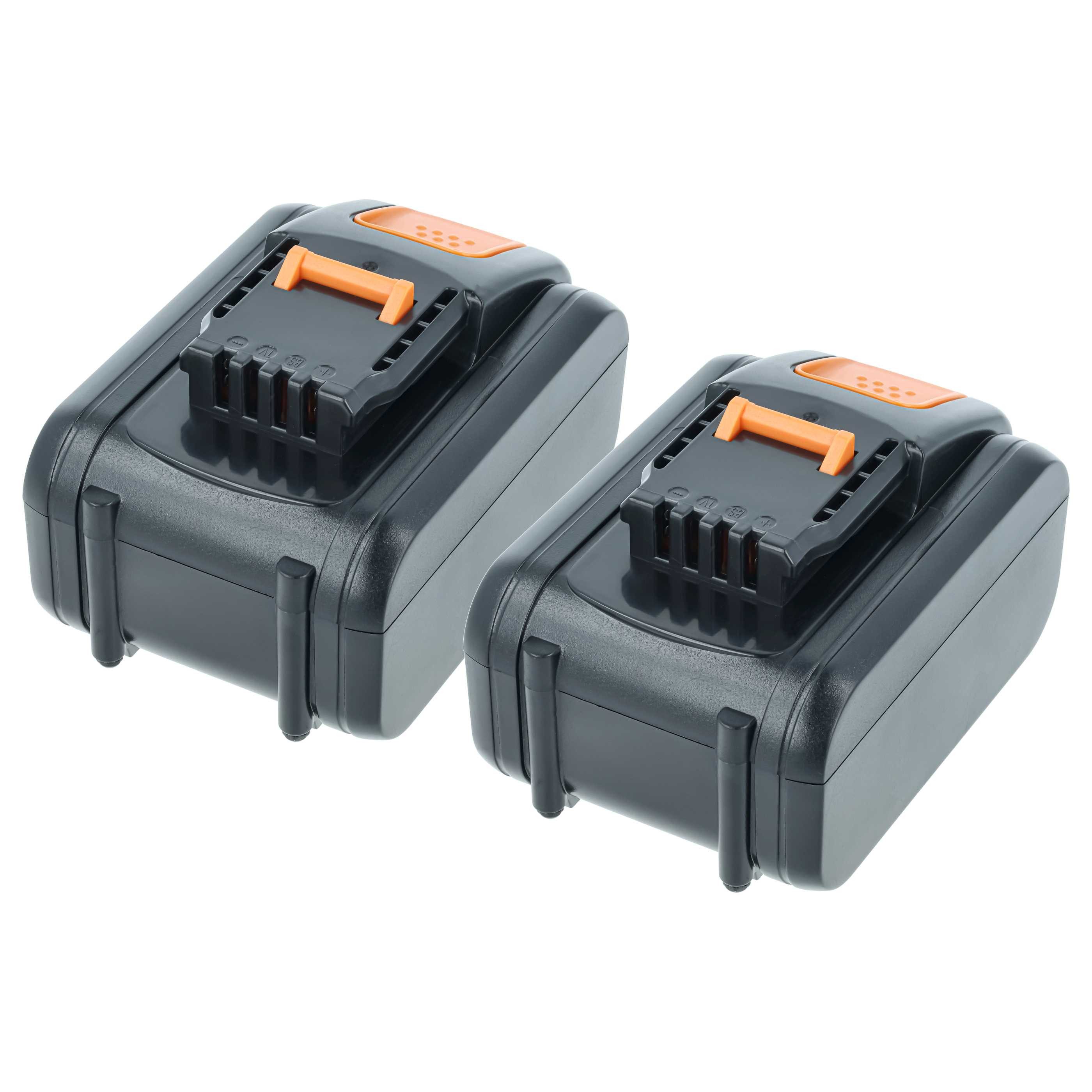 vhbw Akku passend für Worx WG540E.5, WG546, WG546E, WG546E.2, WG546E.9, Akku Akku Li-Ion 3000 mAh (20 V, 2 St), Leistungsfähige Austausch-Akkus für Werkzeug Powertools wie