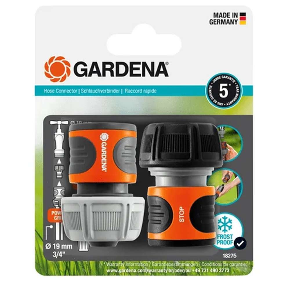 GARDENA Schlauchkupplung Gardena 18275-20 Anschlussteil für Wasserschlauch Schlauchanschluss