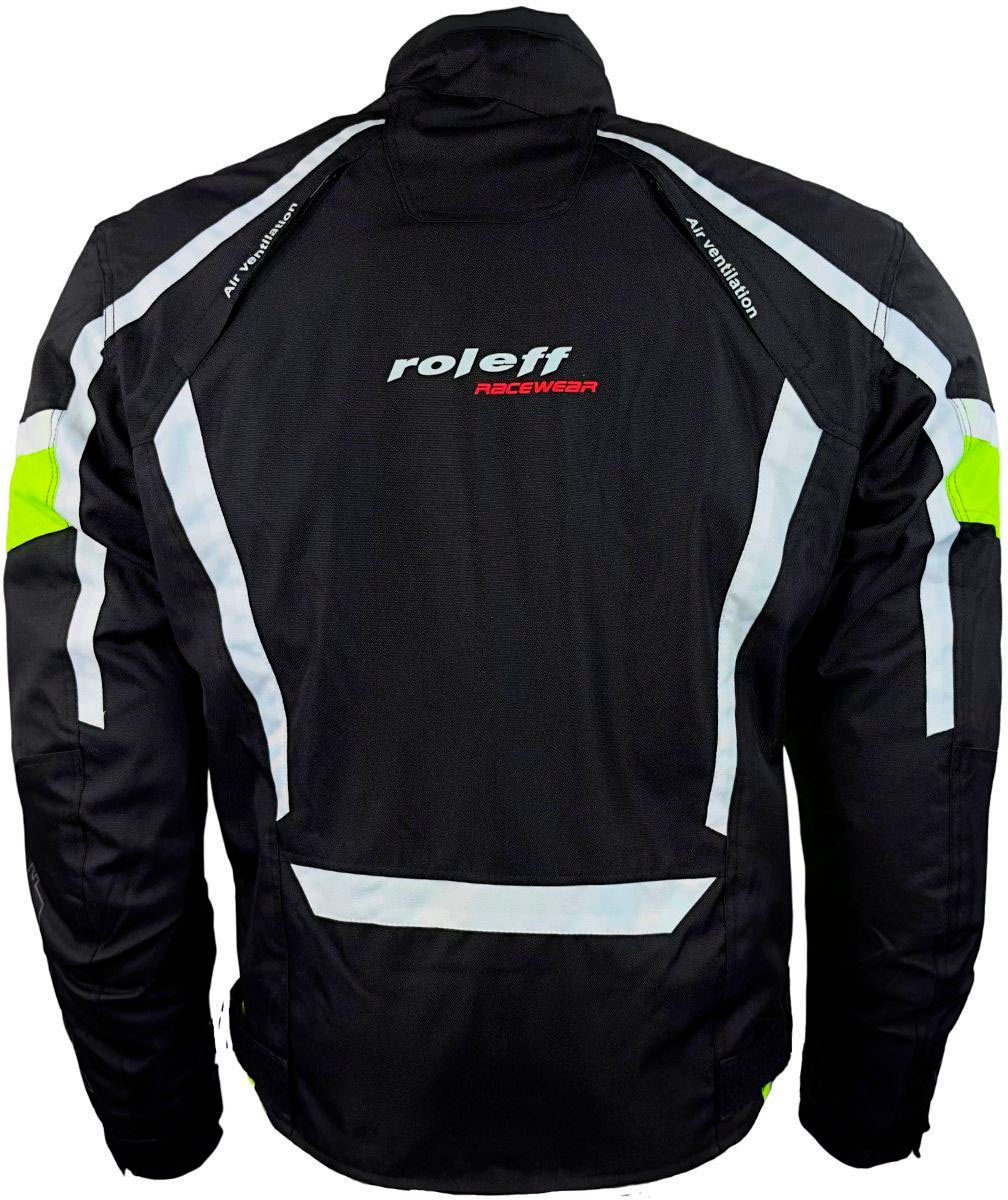 roleff Motorradjacke Ancona Mit Sicherheitsstreifen