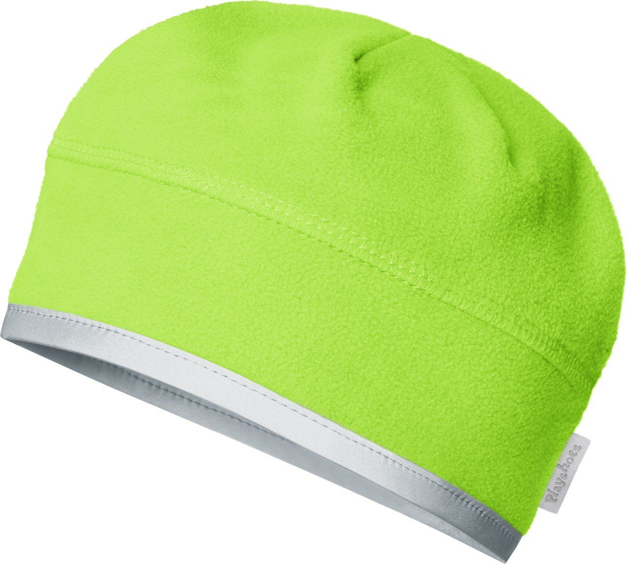 Grün Playshoes Fleece-Mütze helmgeeignet Schlupfmütze