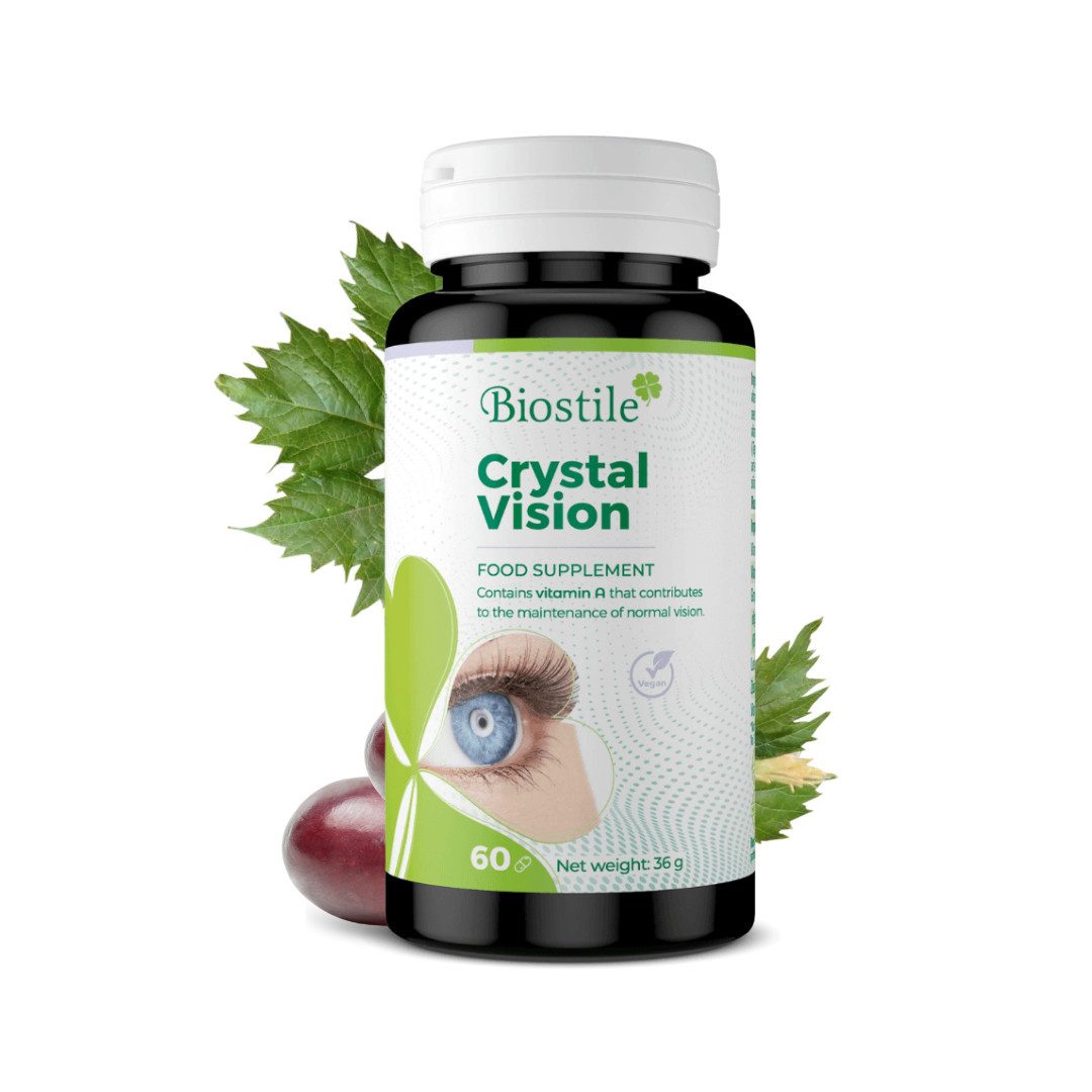 Biostile Augen Vitamine mit Lutein für Sehkraft und Sehvermögen Kapseln, 60 er 36 g, Mit Zeaxanthin, Vitamin A C E, 60 Kapseln