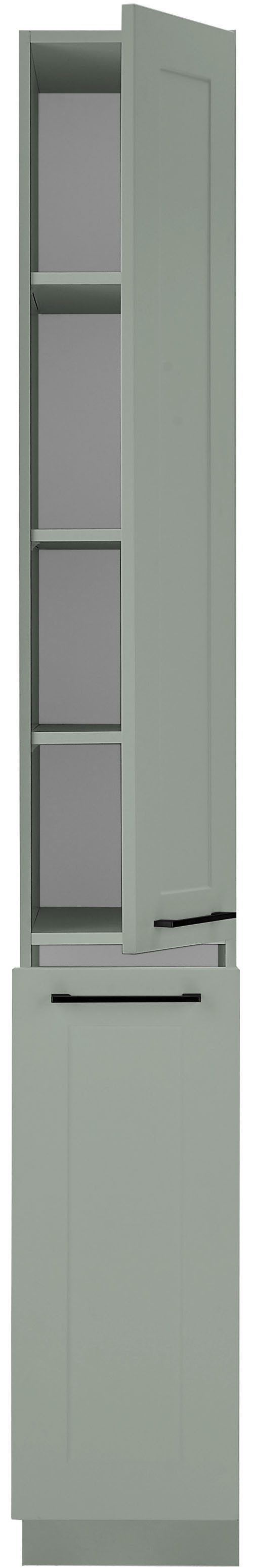BASIC by Balculina Vorratsschrank Marsi Breite 30 cm, Türanschlag wechselbar, mit Soft-Close-Funktion