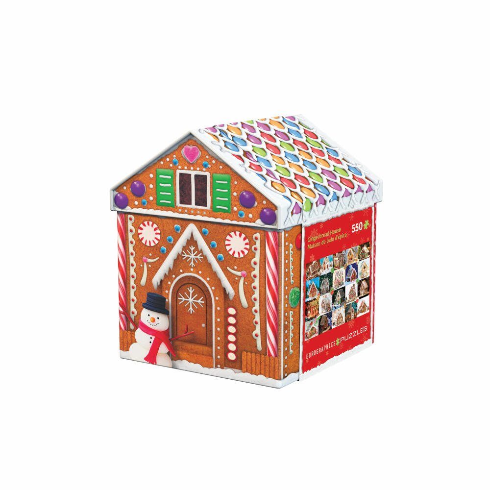 Gingerbread 550 EUROGRAPHICS in Puzzleteile House Blechdose, Puzzle