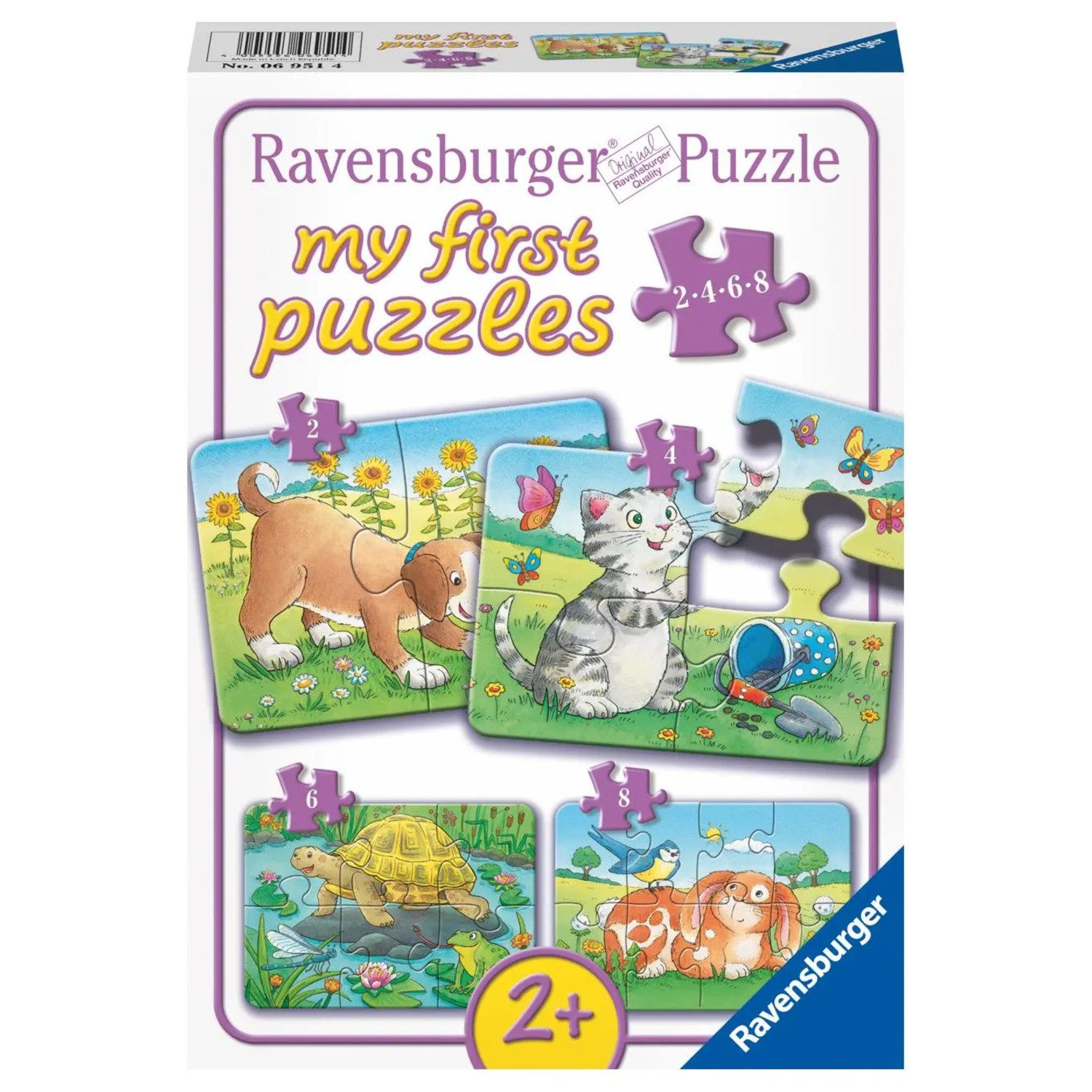 Ravensburger Puzzle Niedliche Haustiere. My first Puzzle. 4 Motive, 19 Puzz günstig online kaufen