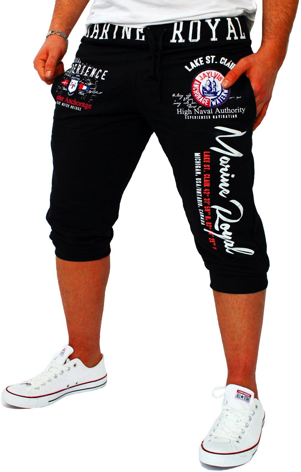 Jaylvis Bermudas Herren Short 3/4 Hose günstig online kaufen
