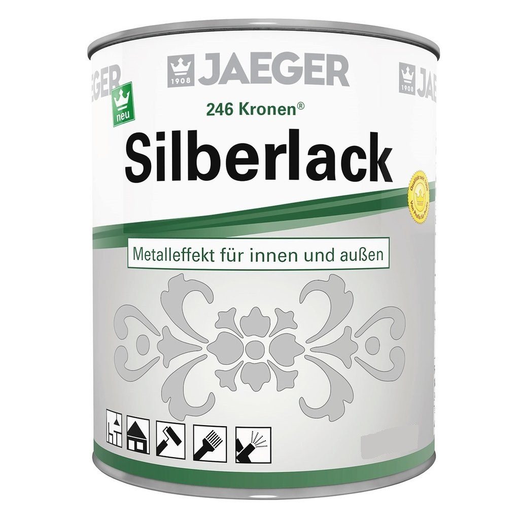 Thumbnail - Jaegerlacke Metallglanzfarbe Metallic-Lack 246, glänzende Lackfarbe in Gold, Silber und Kupfer