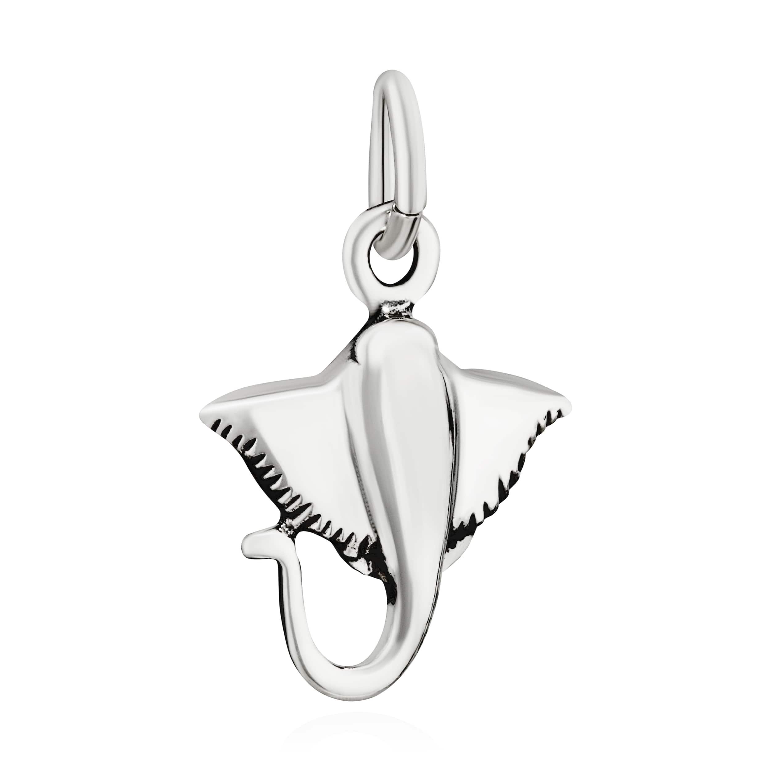 Kettenanhänger Kettenanhänger Manta Ray 925 Silber Teufelsrochen Amulett Mantarochen